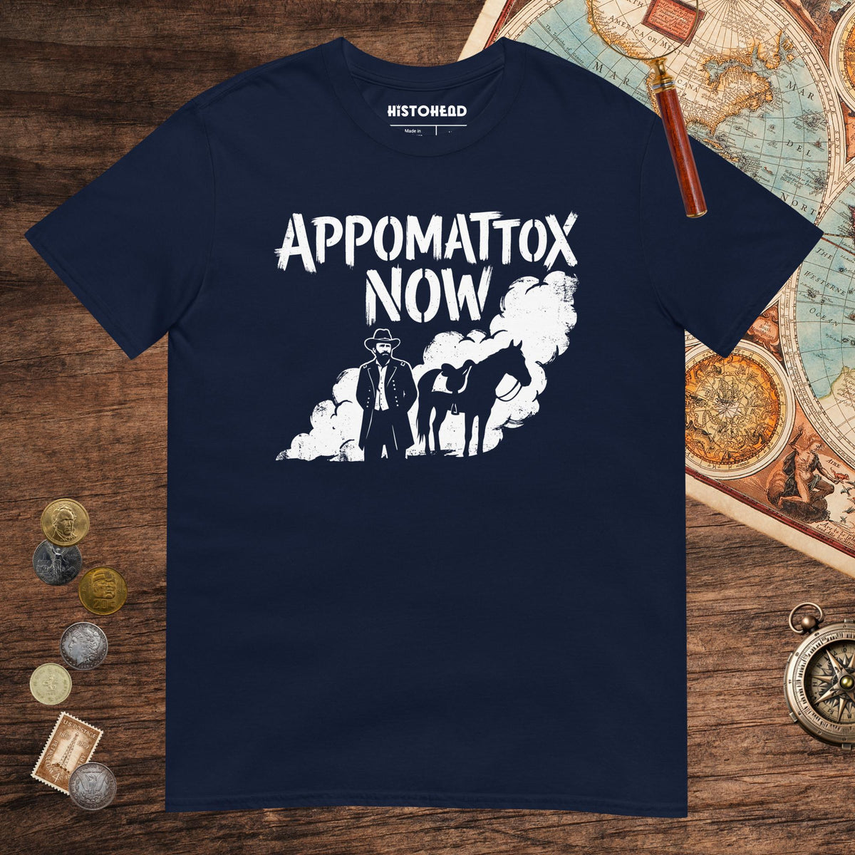 Navy Appomattox Now Tee - history buff gift by HistoHead