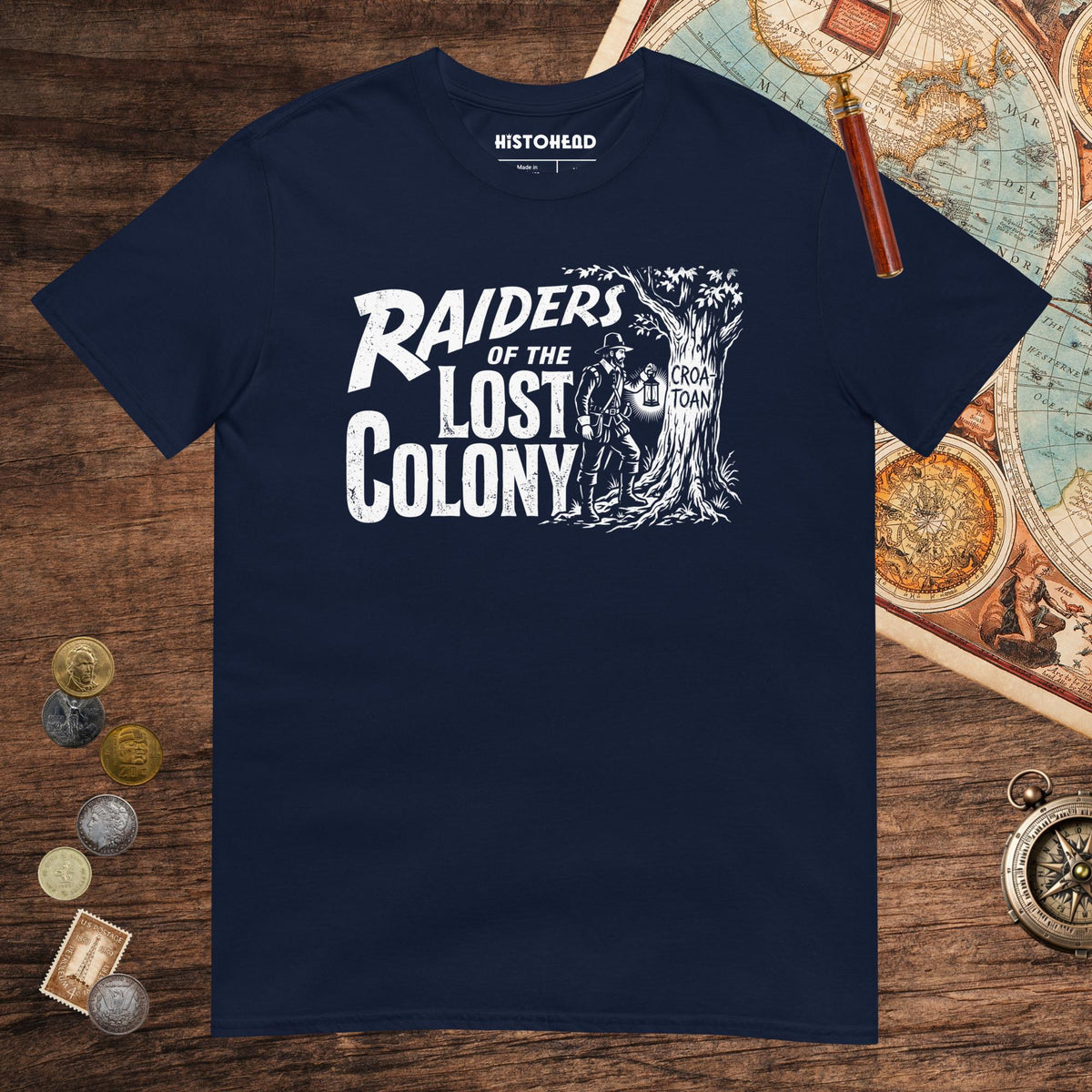 Navy Raiders of the Lost Colony Tee - history buff gift by HistoHead