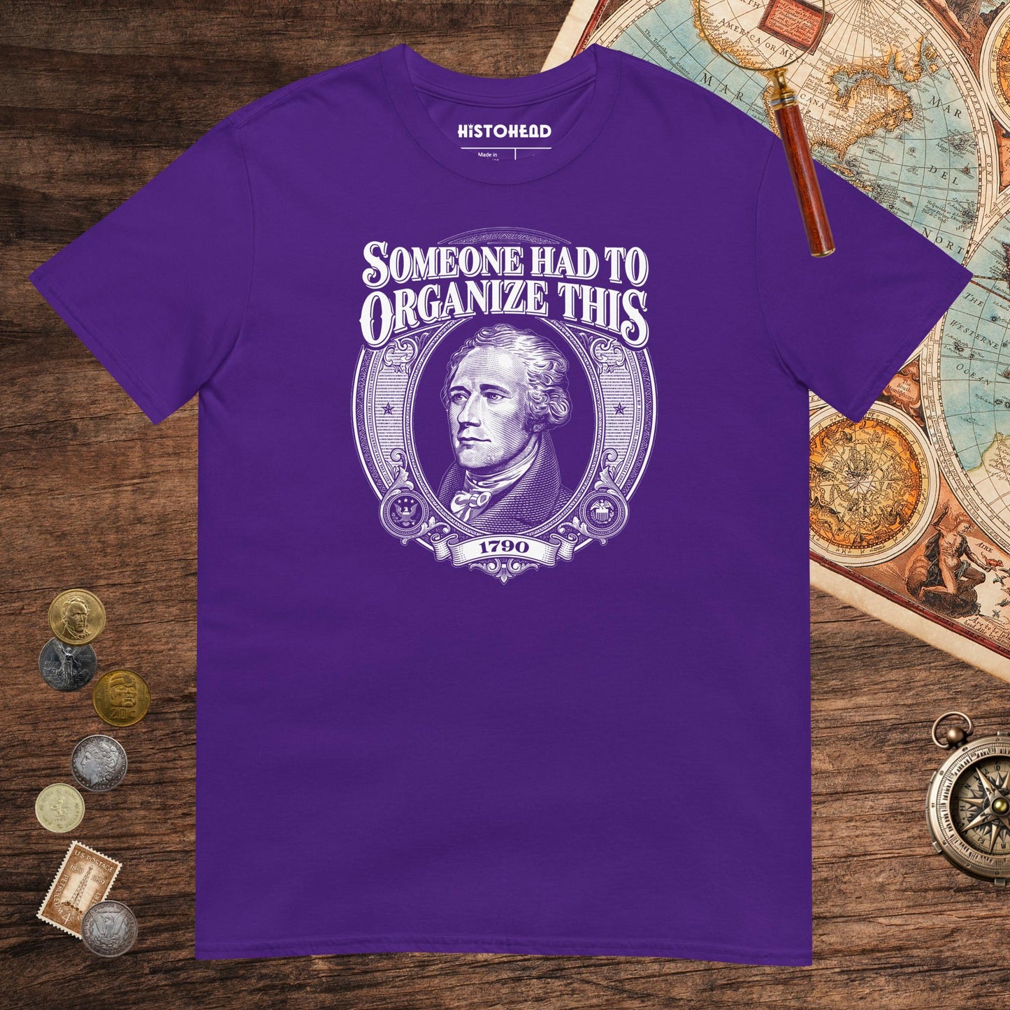 Purple Someone Had to Organize Tee - history buff gift by HistoHead