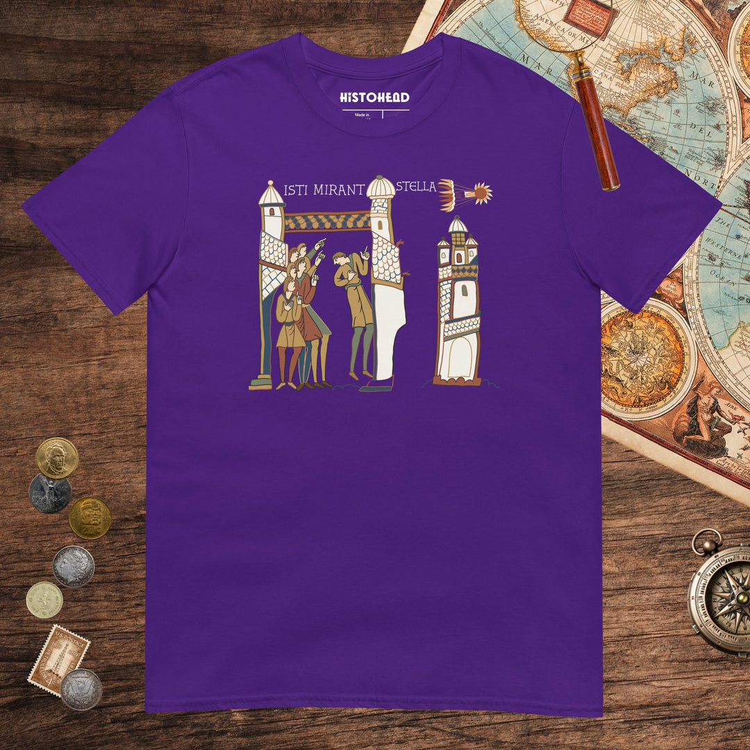 Purple Isti Mirant Stella Tee - history buff gift by HistoHead
