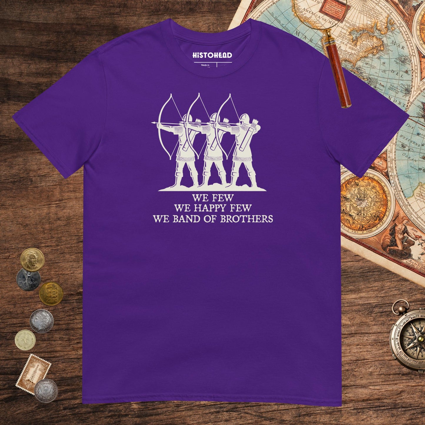Purple Band of Brothers Tee - history buff gift by HistoHead