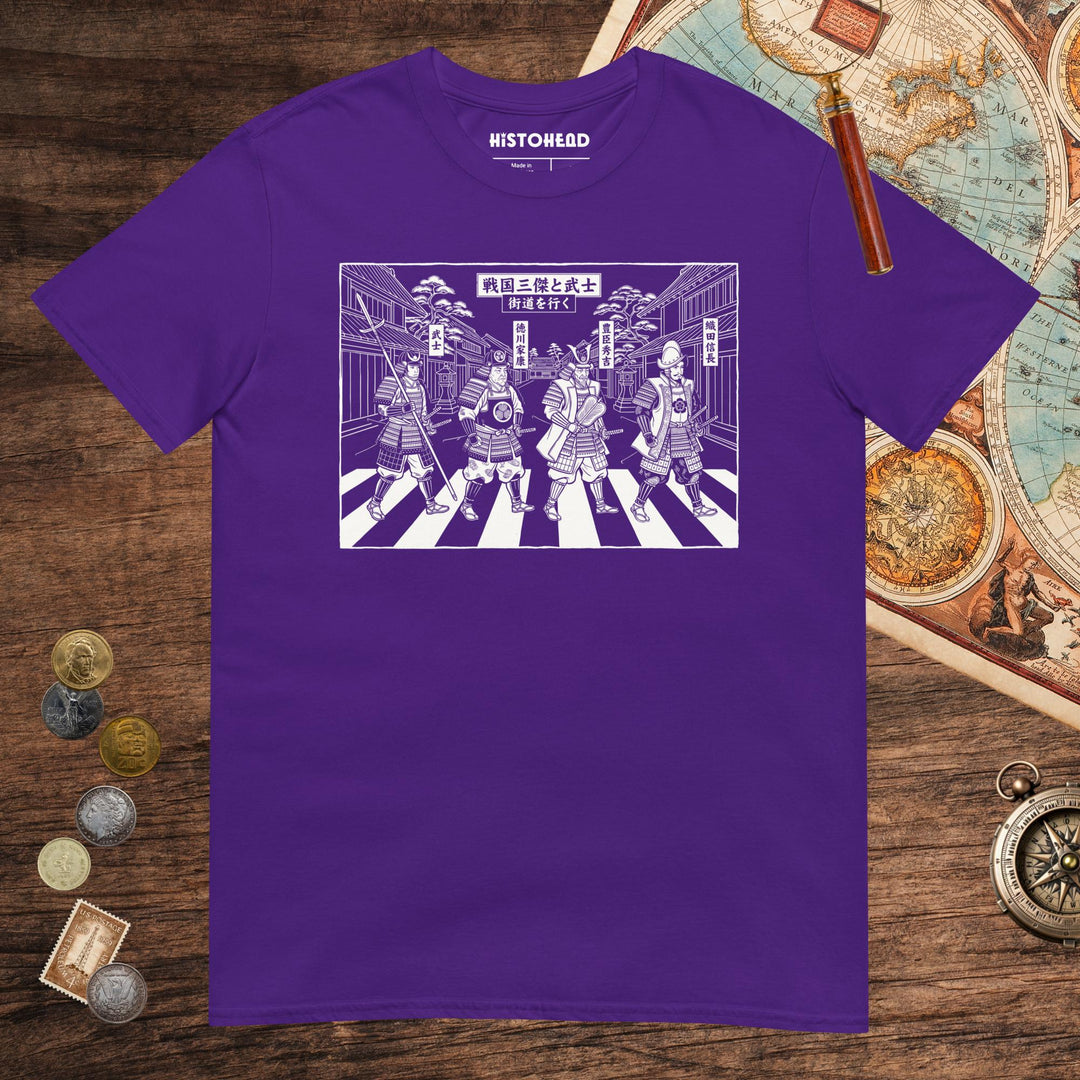 Purple Sengoku Road Tee - history buff gift by HistoHead