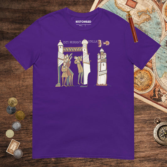 Purple Isti Mirant Stella Tee - history buff gift by HistoHead