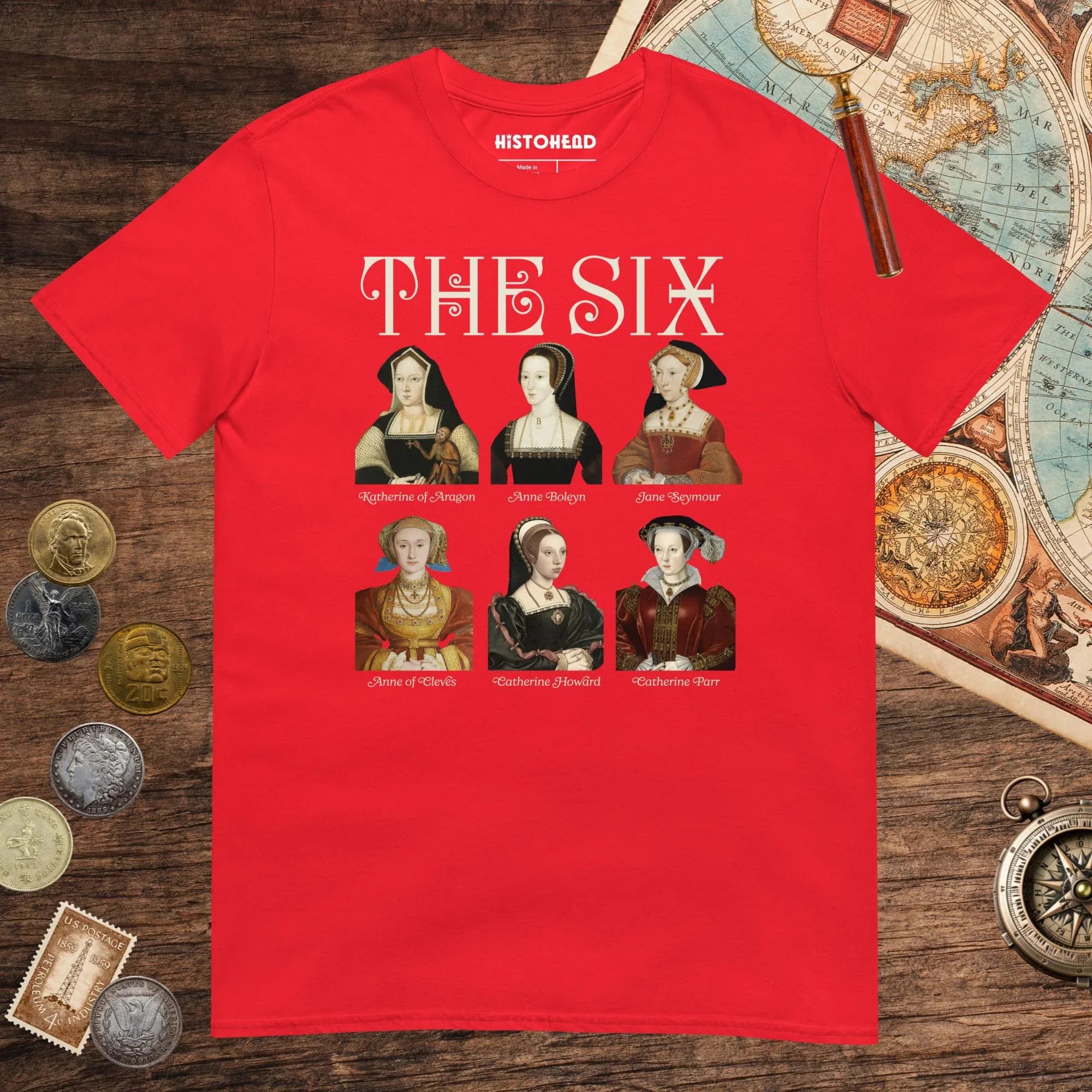 Red The Six Tee - history buff gift by HistoHead