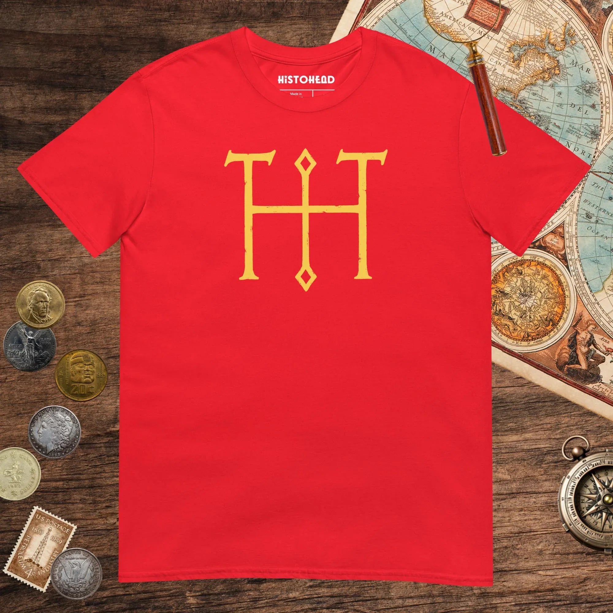 Red Otto the Great Autograph Tee - history buff gift by HistoHead