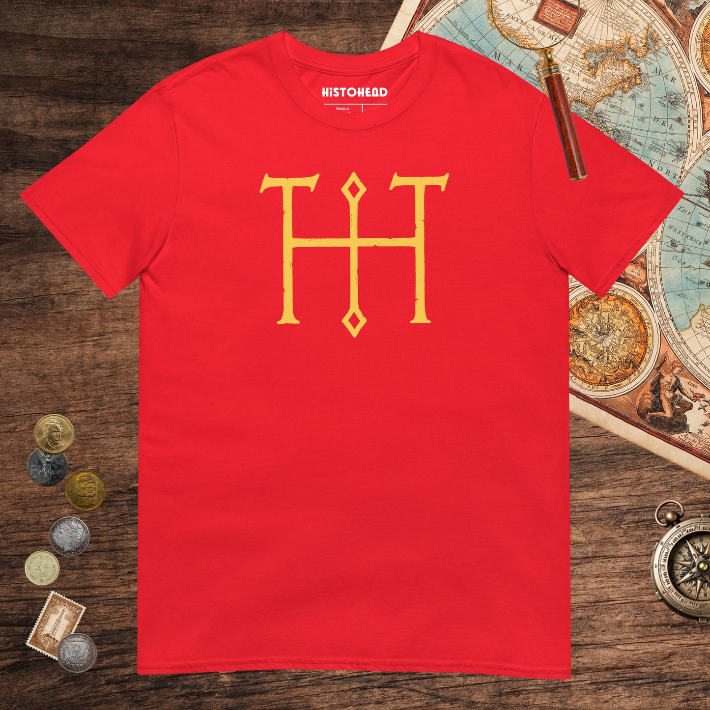 Red Otto the Great Autograph Tee - history buff gift by HistoHead