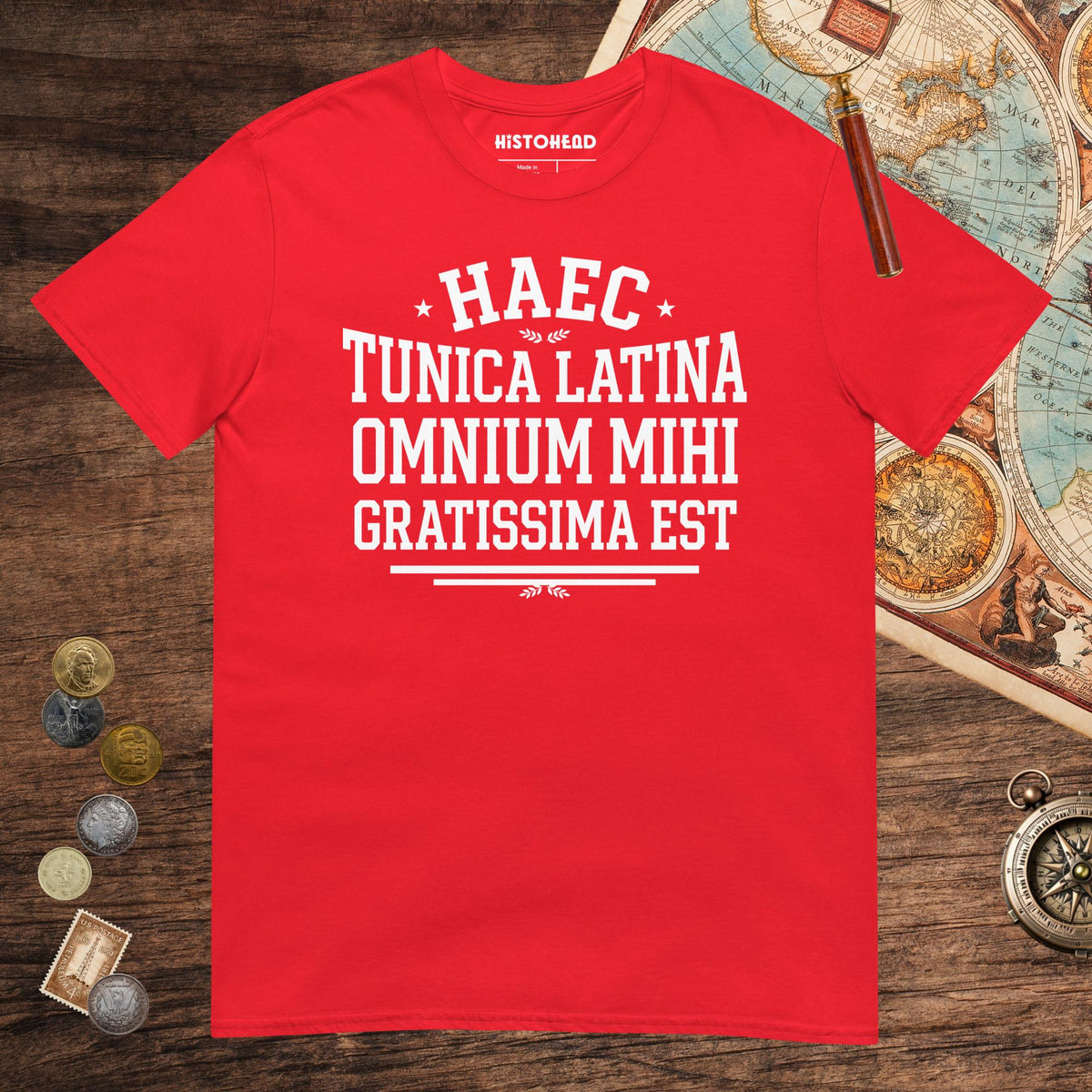 Red This Is My Favorite Latin Shirt Tee - history buff gift by HistoHead