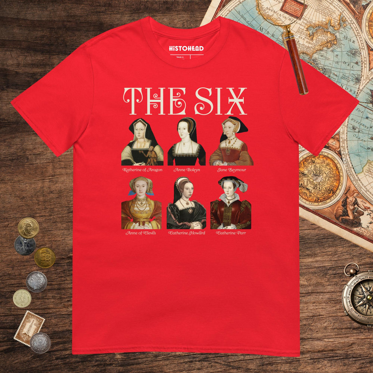 Red The Six Tee - history buff gift by HistoHead