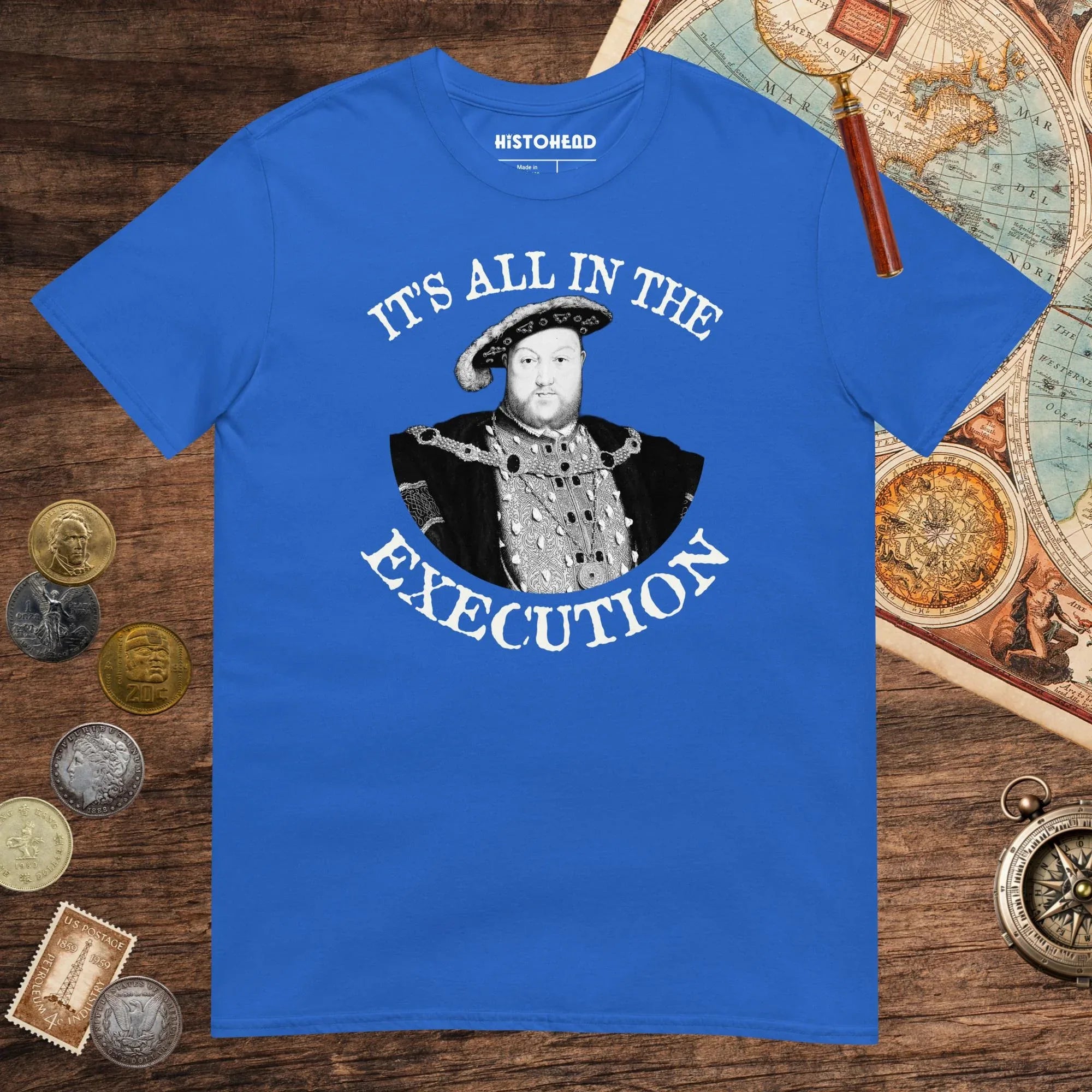 Royal Henry VIII Execution Tee - history buff gift by HistoHead