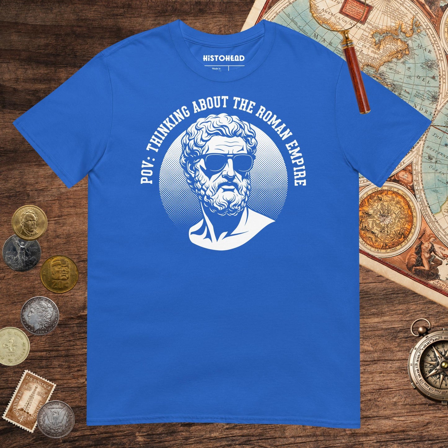 Royal Thinking About the Roman Empire Tee - history buff gift by HistoHead