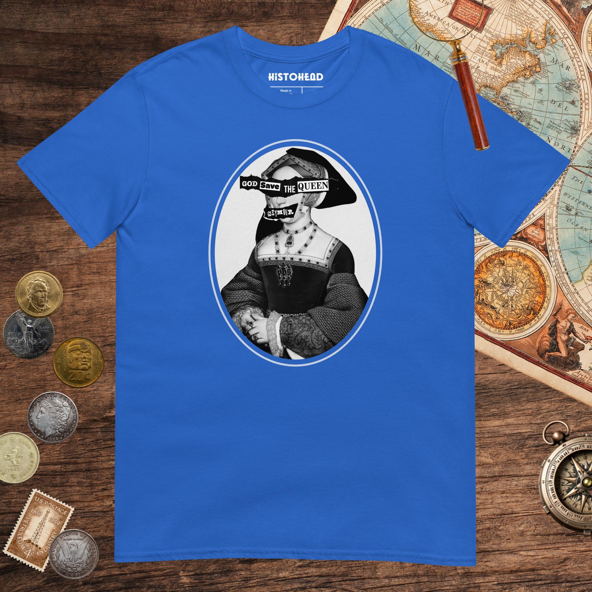 Royal God Save the Queen Jane Seymour Tee - history buff gift by HistoHead