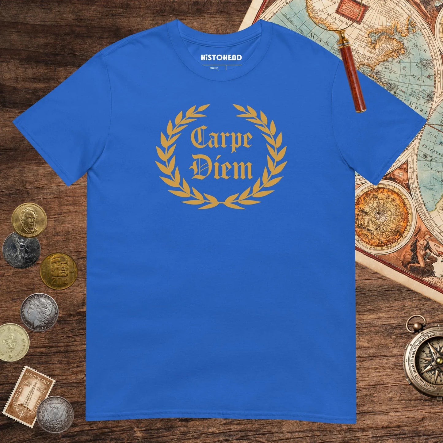 Royal Carpe Diem Tee - history buff gift by HistoHead