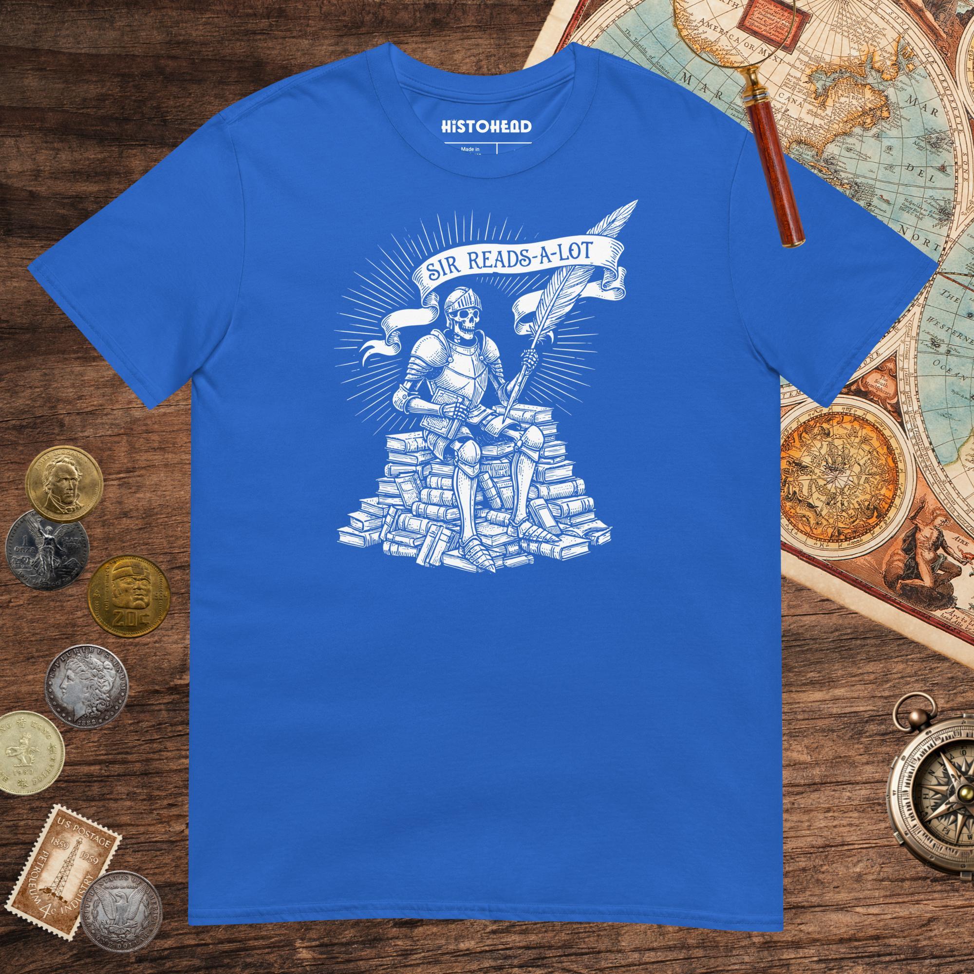 Royal Sir Reads-A-Lot Tee - history buff gift by HistoHead