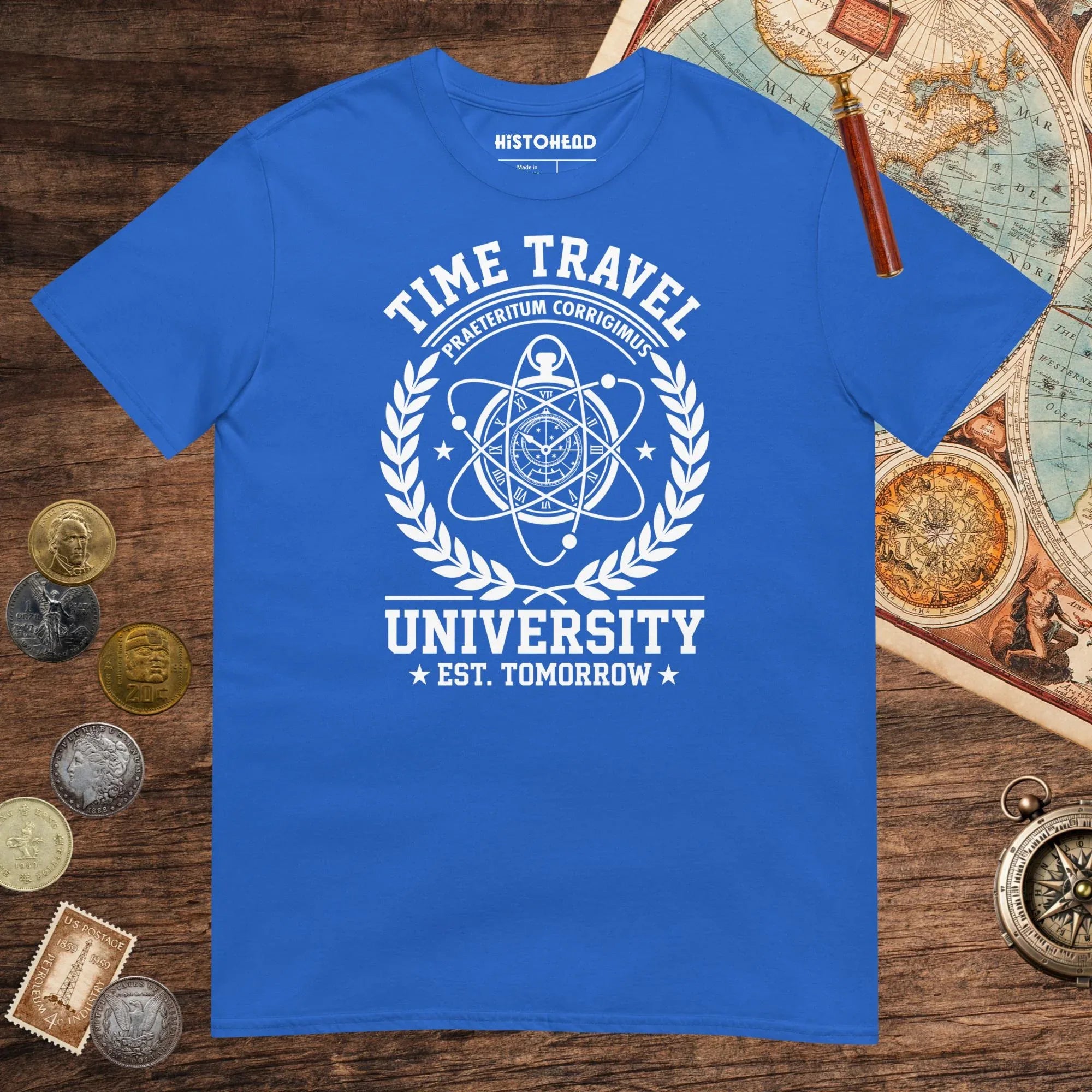 Royal Time Travel University Tee - history buff gift by HistoHead