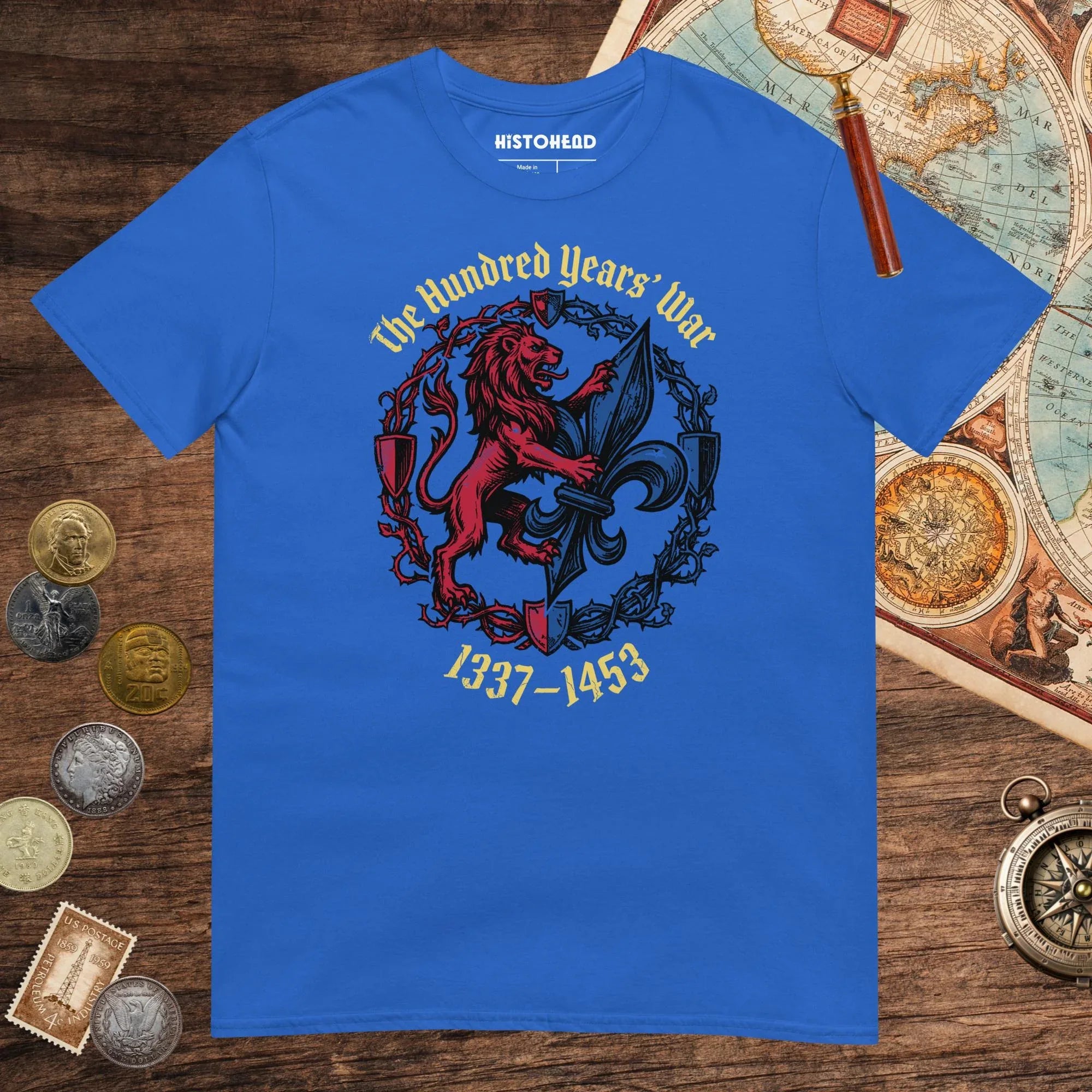 Royal The Hundred Years' War Tee - history buff gift by HistoHead