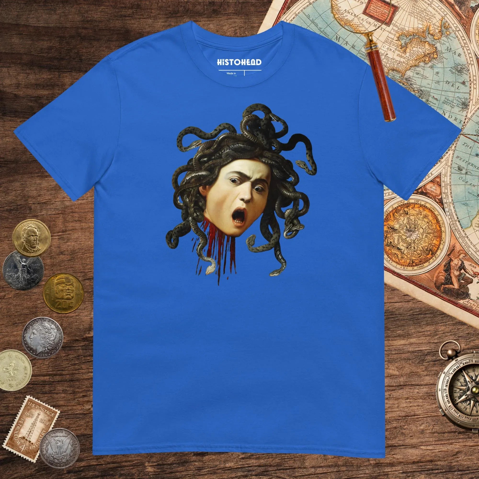 Royal Medusa by Caravaggio Tee - history buff gift by HistoHead