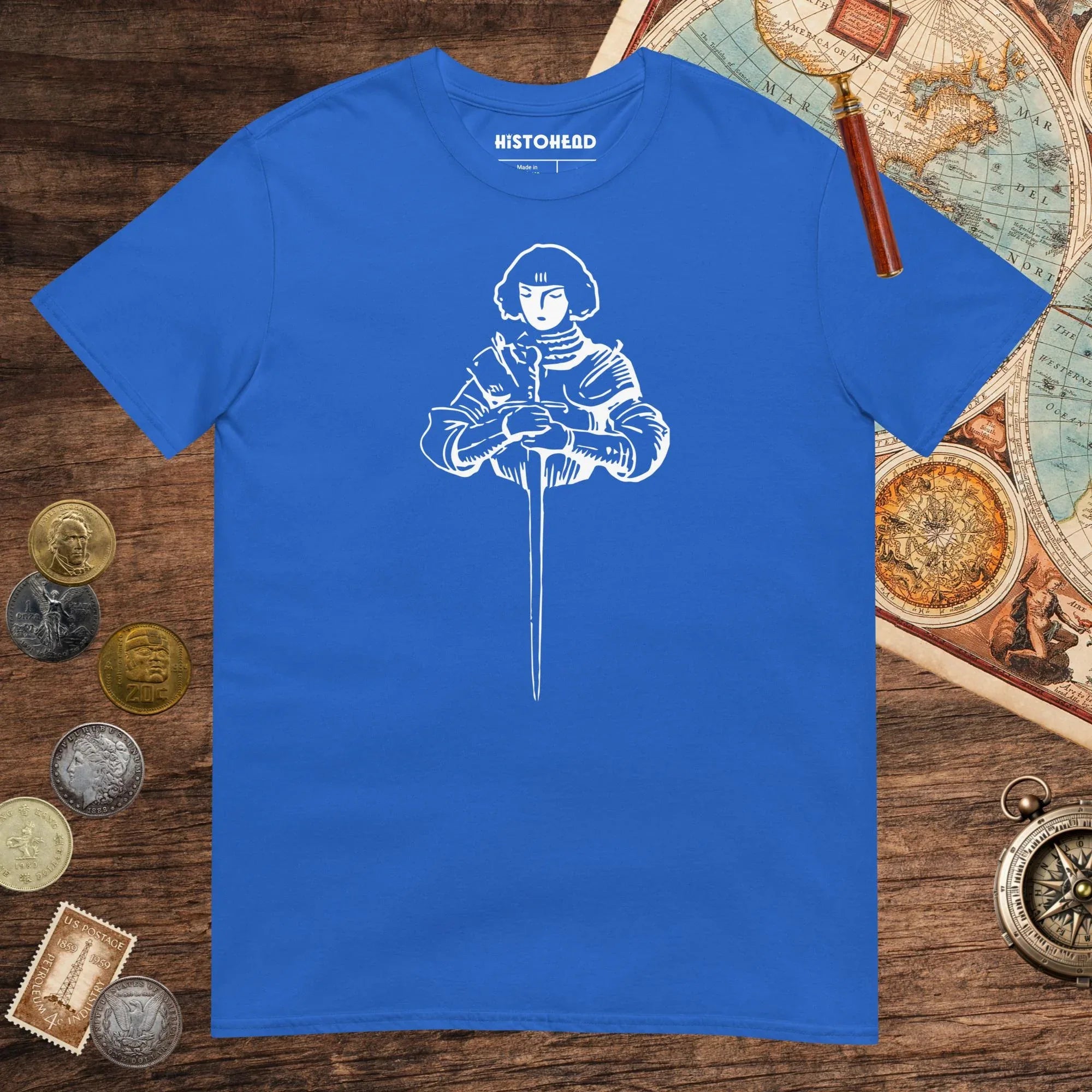 Royal Joan of Arc Stamp Tee - history buff gift by HistoHead