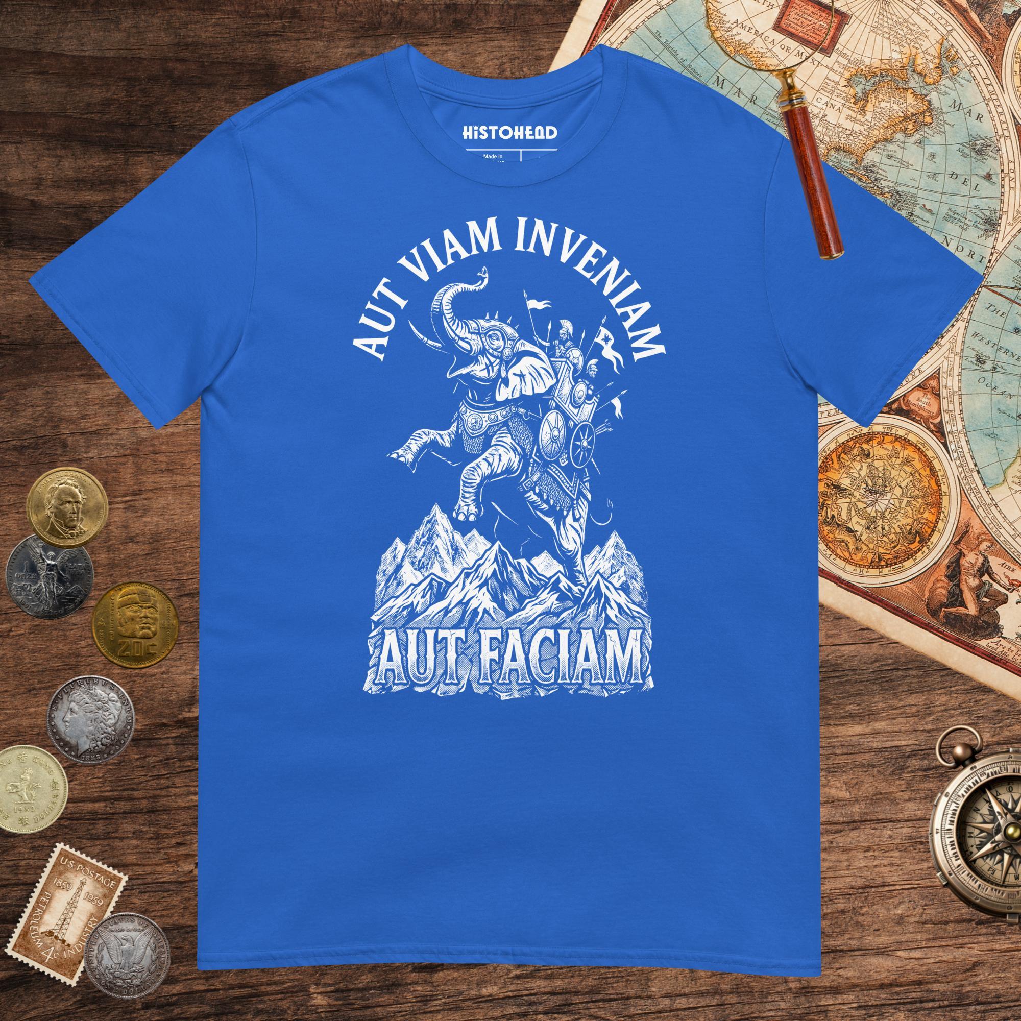 Royal Aut Viam Inveniam Hannibal Quote Tee - history buff gift by HistoHead