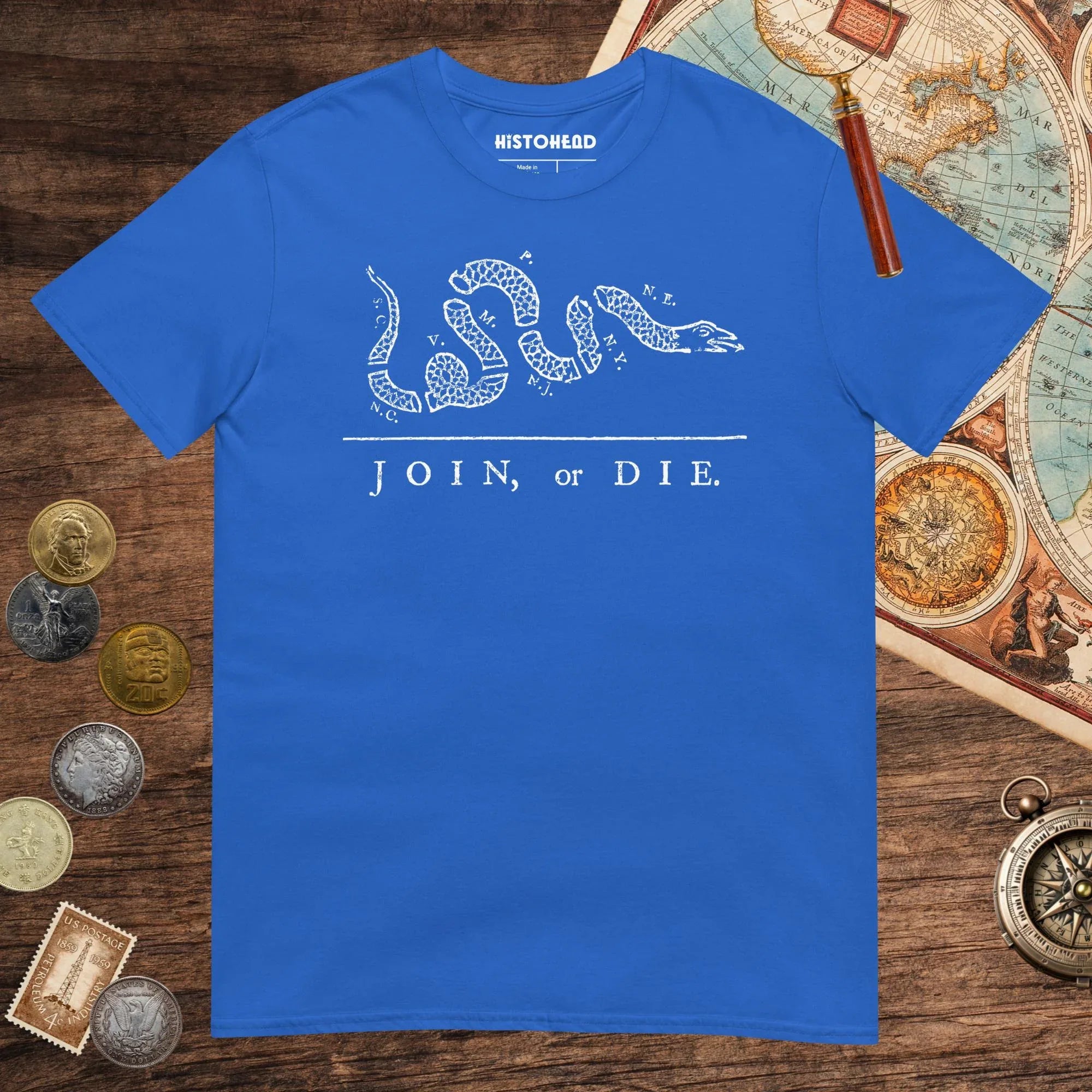 Royal Join Or Die Tee - history buff gift by HistoHead