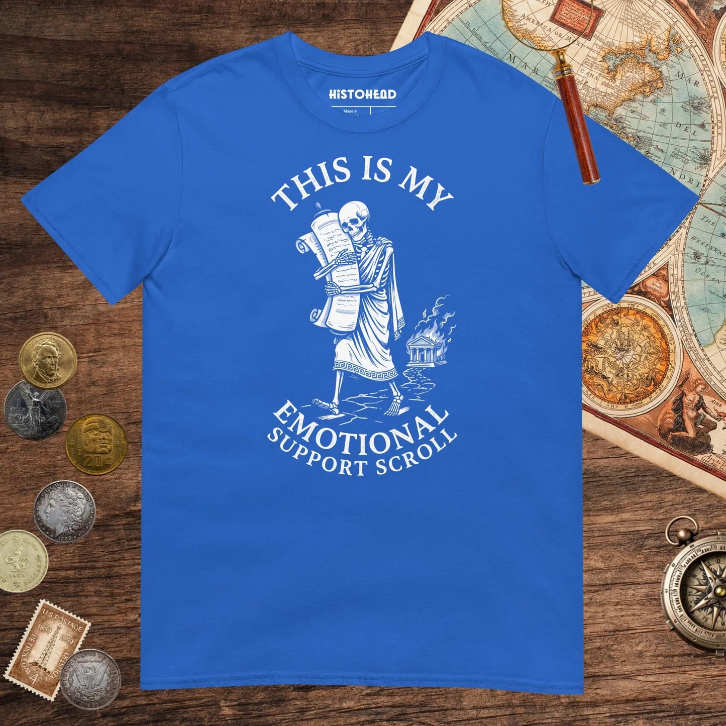 Royal Emotional Support Scroll Tee - history buff gift by HistoHead