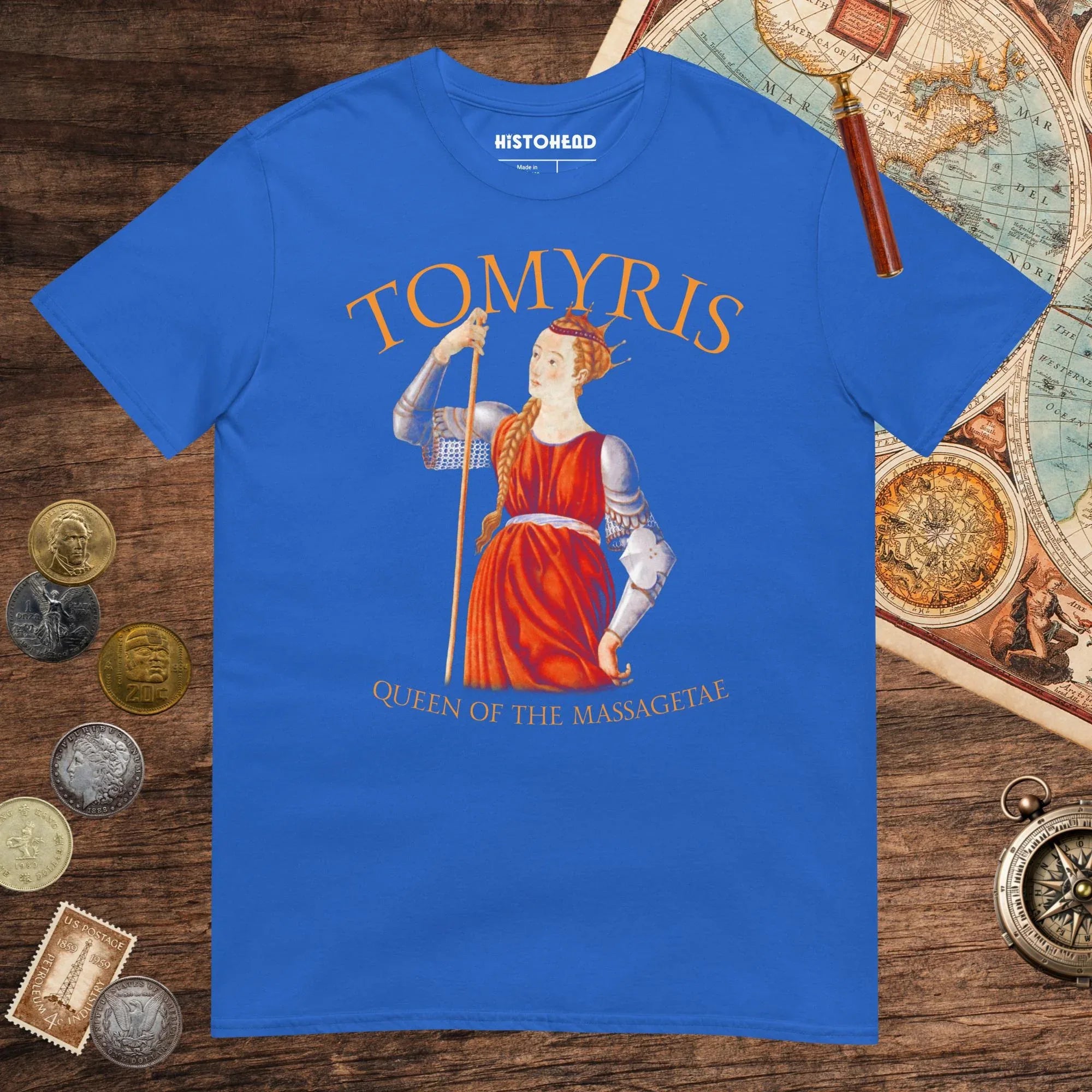 Royal Tomyris Queen of the Massagetae Tee - history buff gift by HistoHead