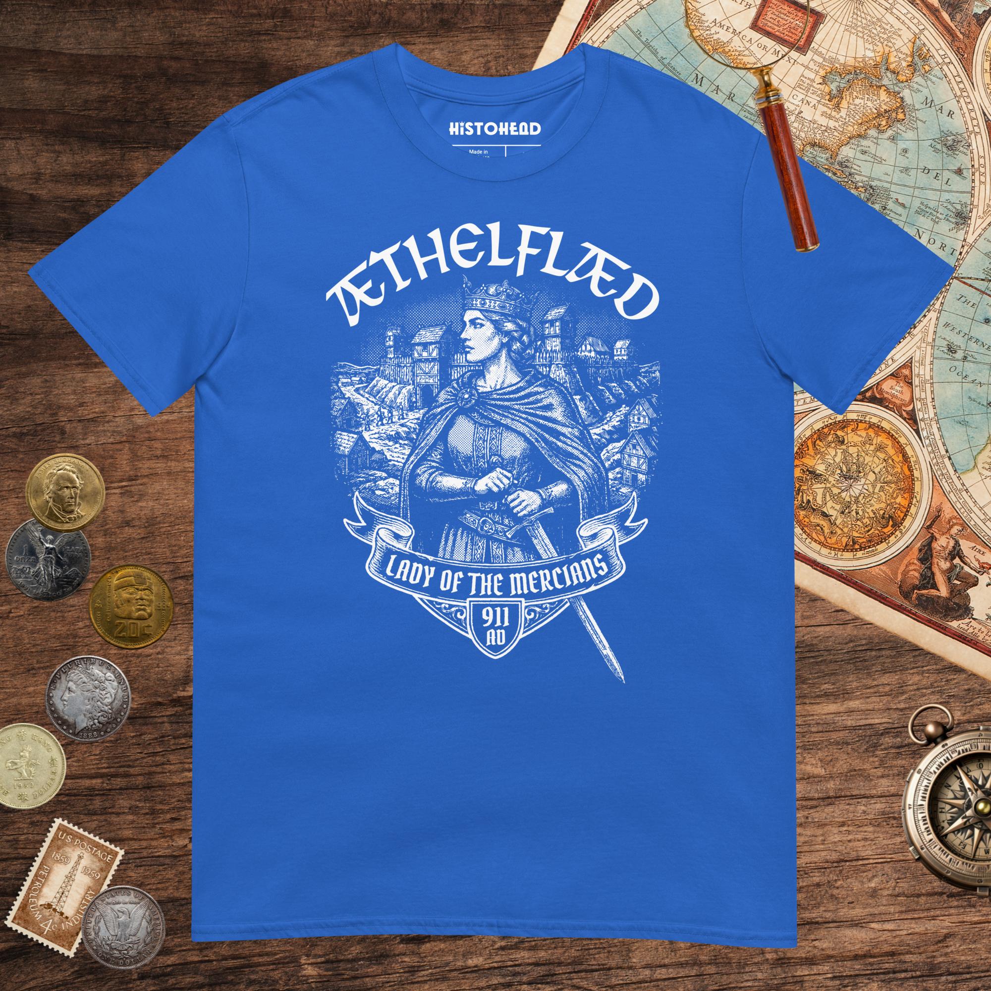 Royal Æthelflæd Lady of the Mercians Tee - history buff gift by HistoHead