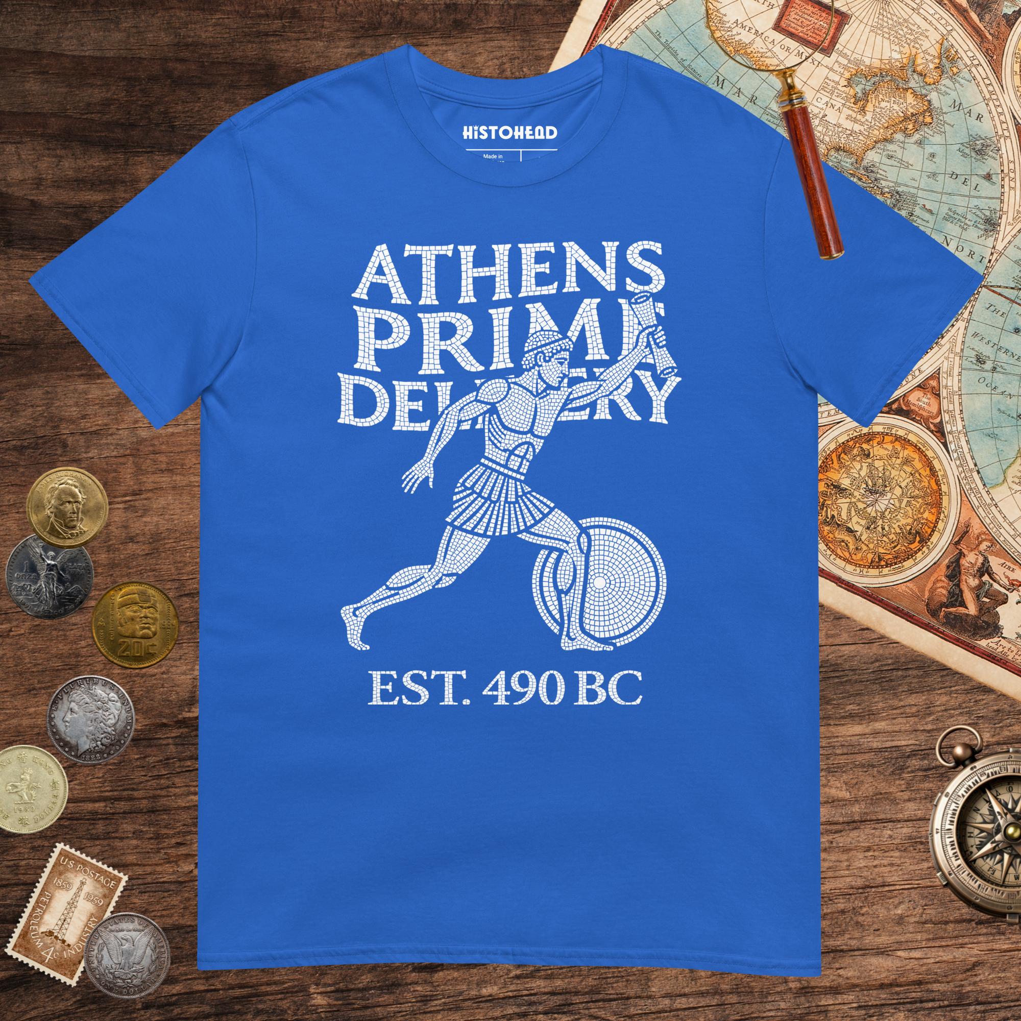 Royal Athens Prime Delivery Tee - history buff gift by HistoHead