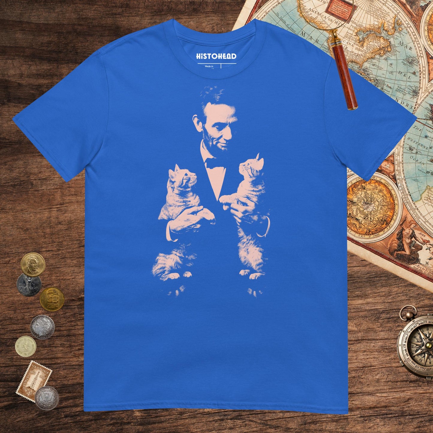 Royal Lincoln Kittens Tee - history buff gift by HistoHead