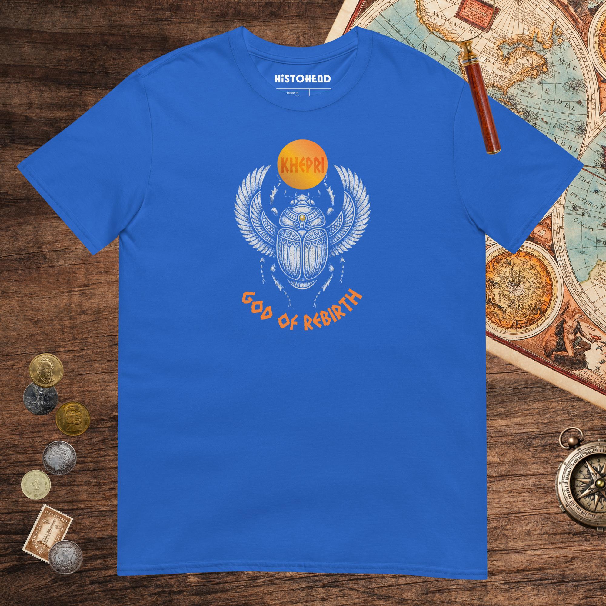Royal Khepri God of Rebirth Tee - history buff gift by HistoHead