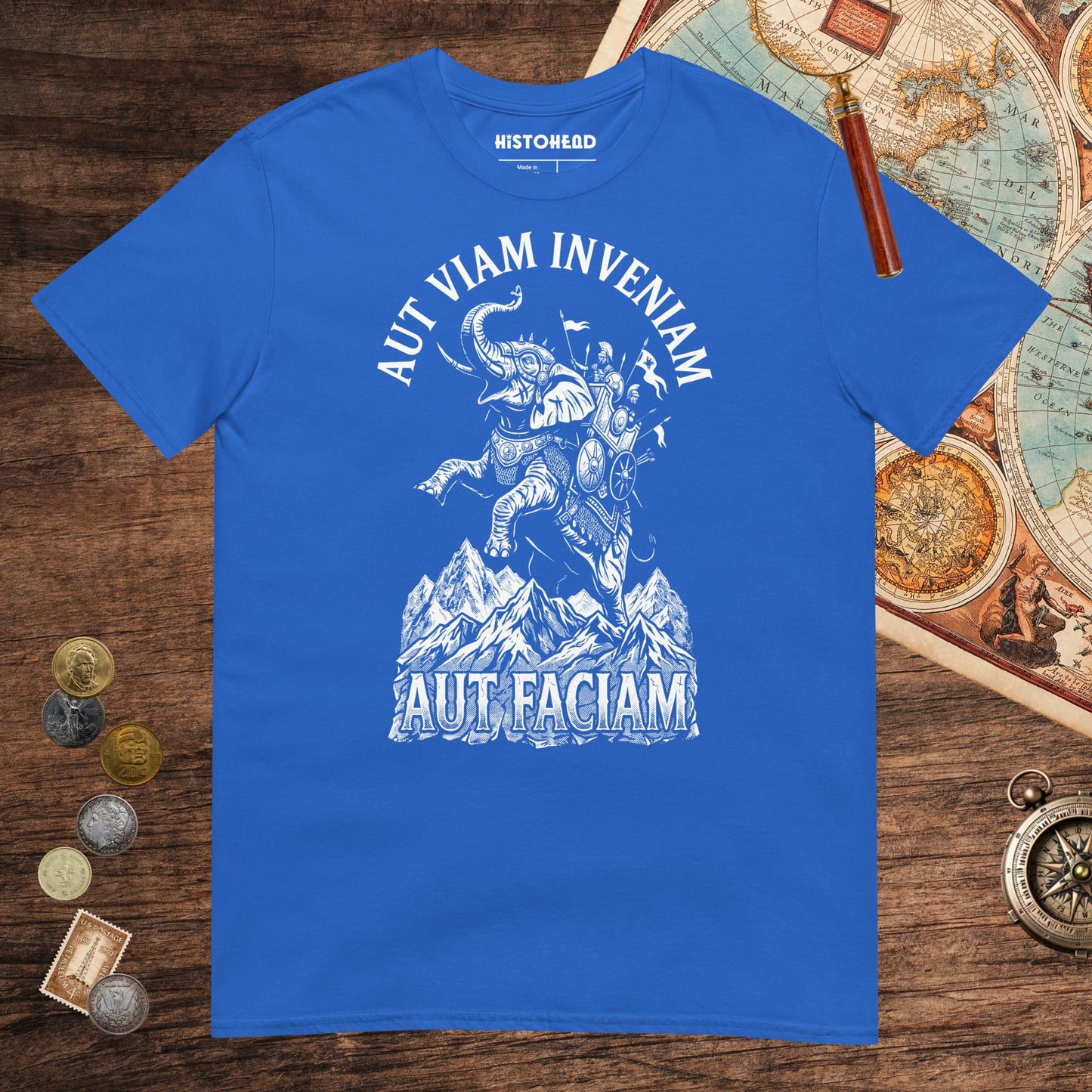 Royal Aut Viam Inveniam Hannibal Quote Tee - history buff gift by HistoHead