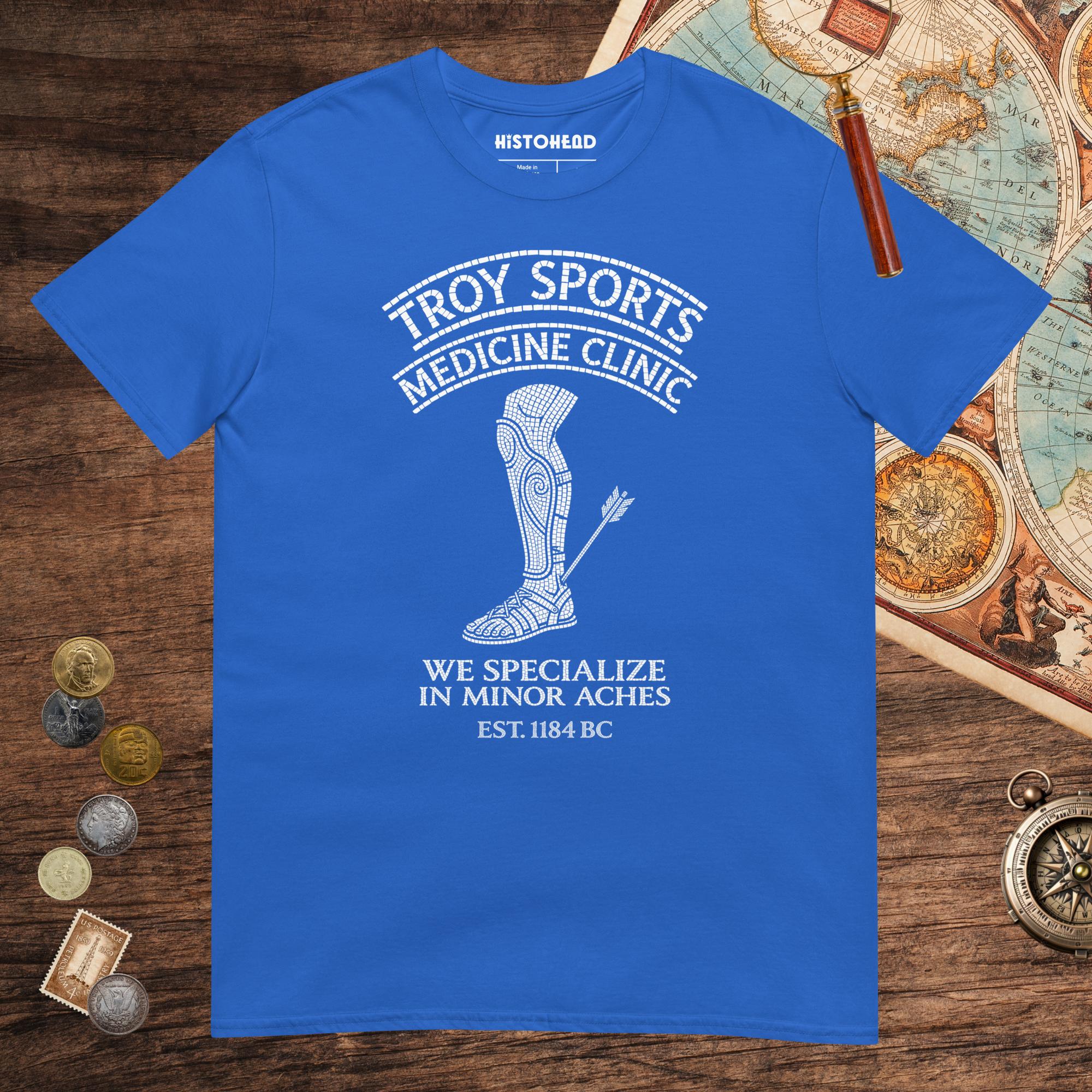 Royal Troy Sports Medicine Clinic Tee - history buff gift by HistoHead
