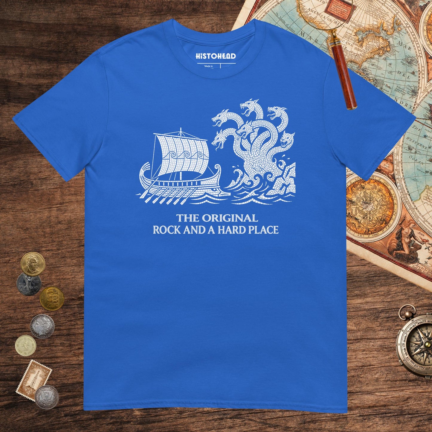 Royal Odyssey Rock and a Hard Place Tee - history buff gift by HistoHead