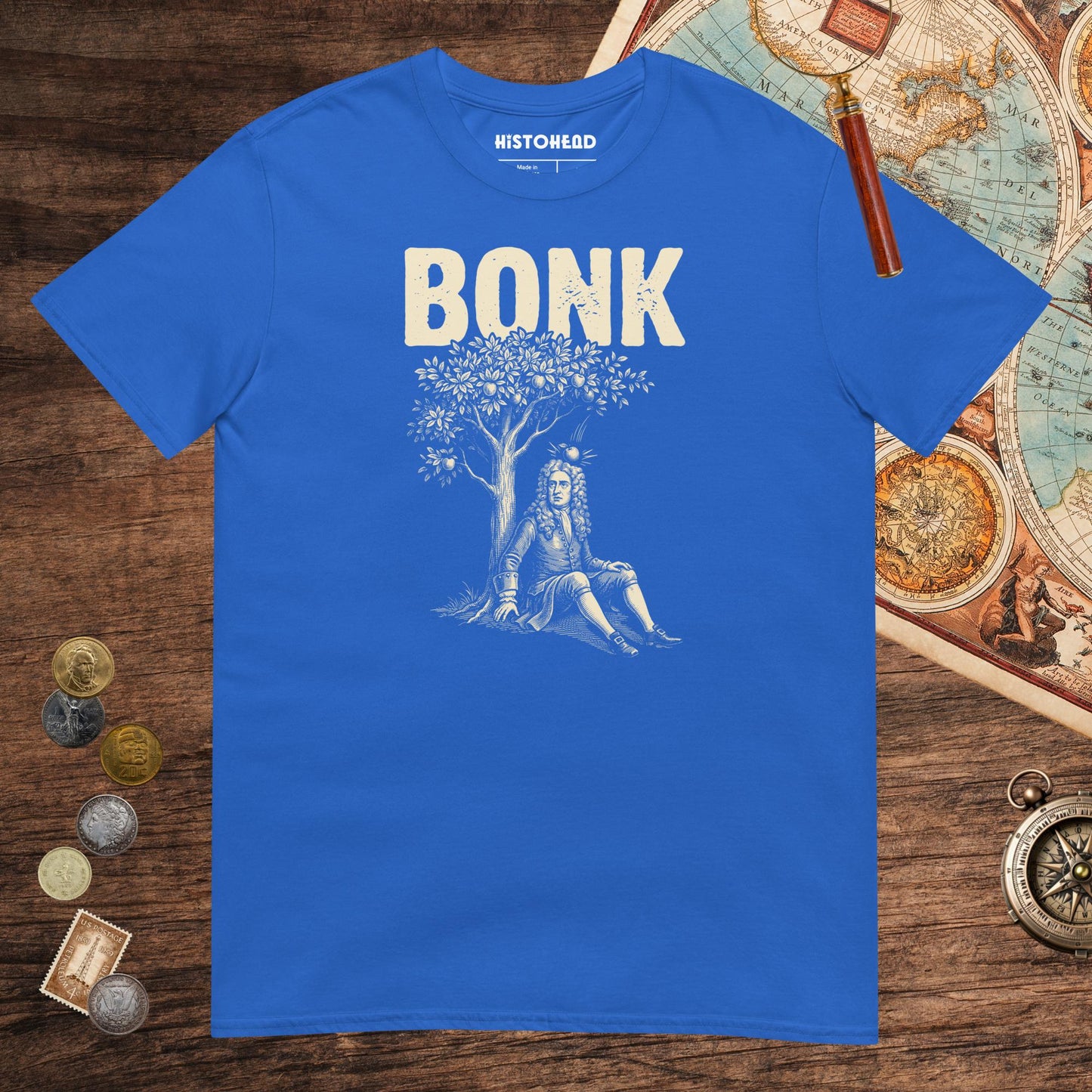 Royal Newton Bonk Tee - history buff gift by HistoHead