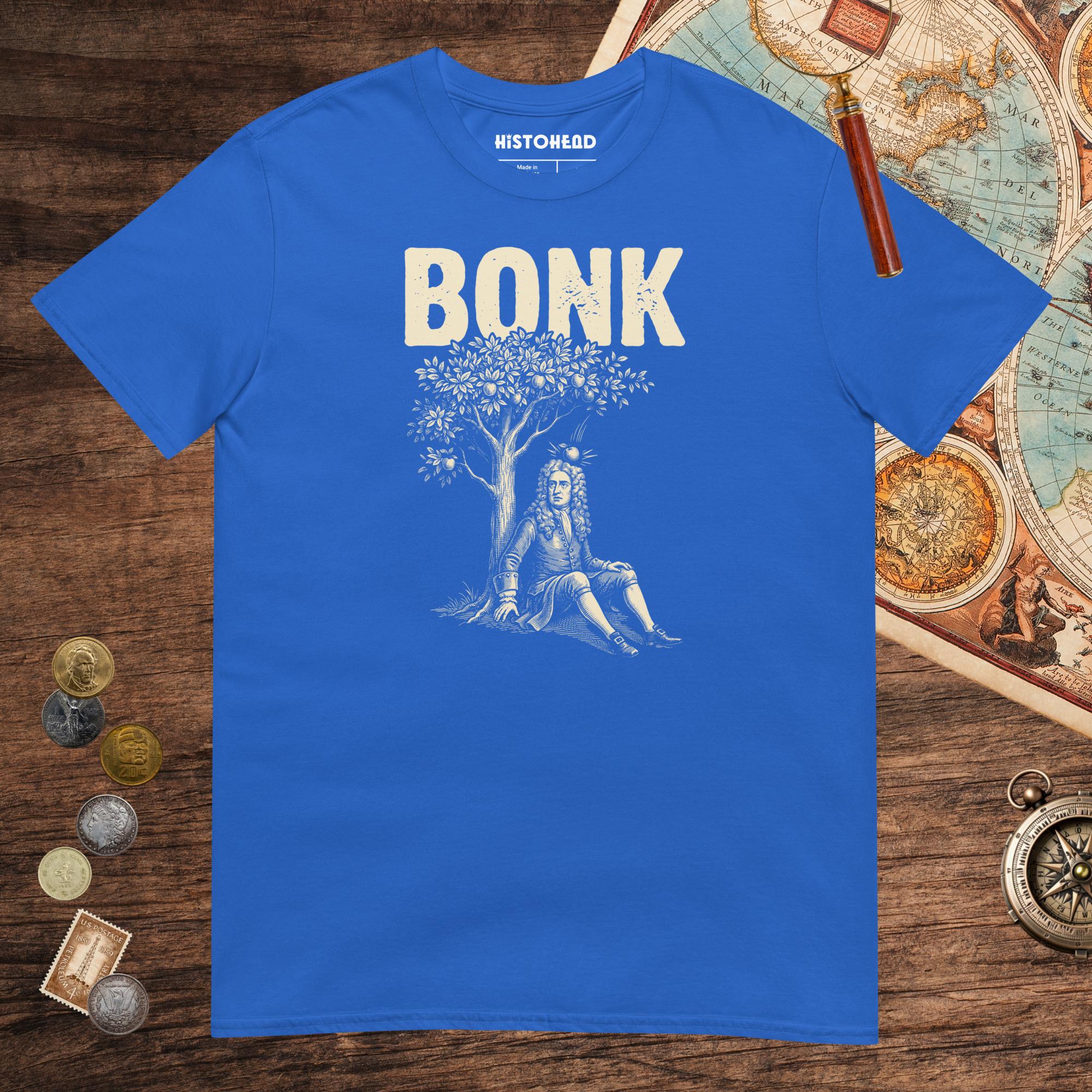 Royal Newton Bonk Tee - history buff gift by HistoHead