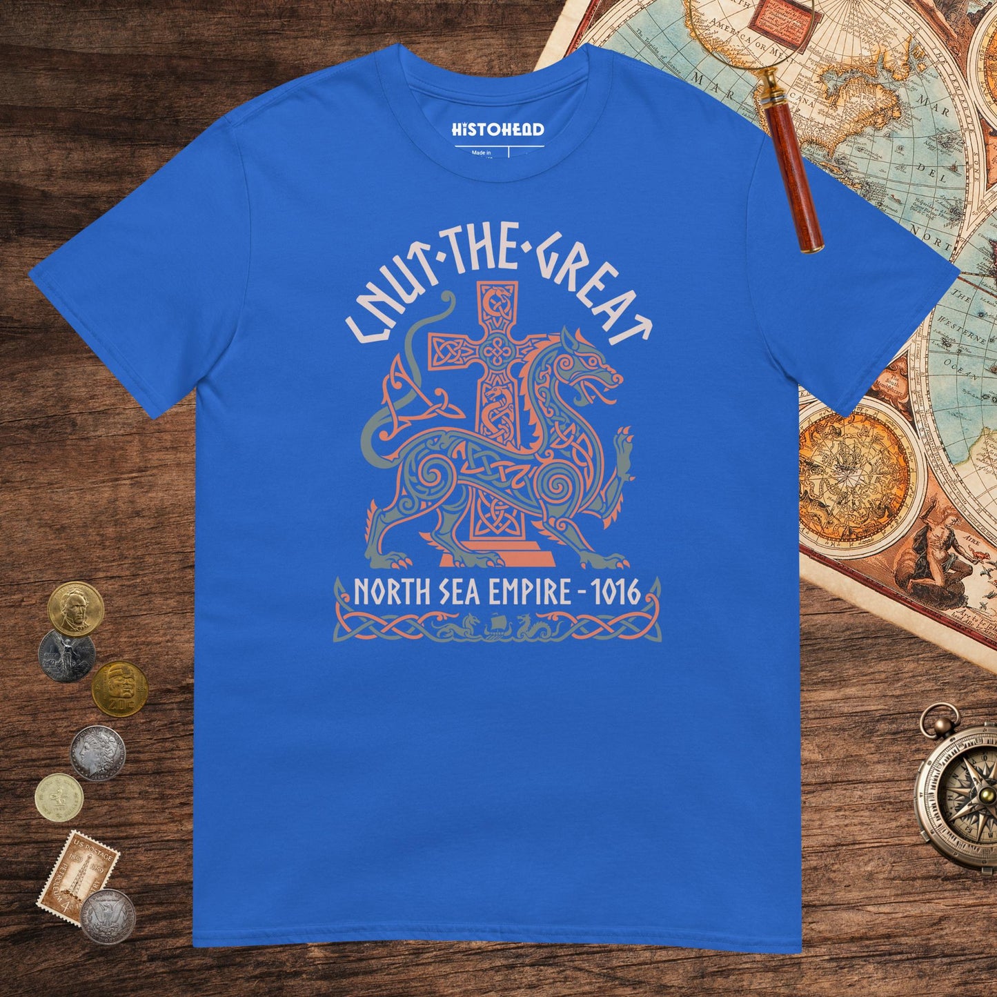 Royal Cnut the Great Tee - history buff gift by HistoHead