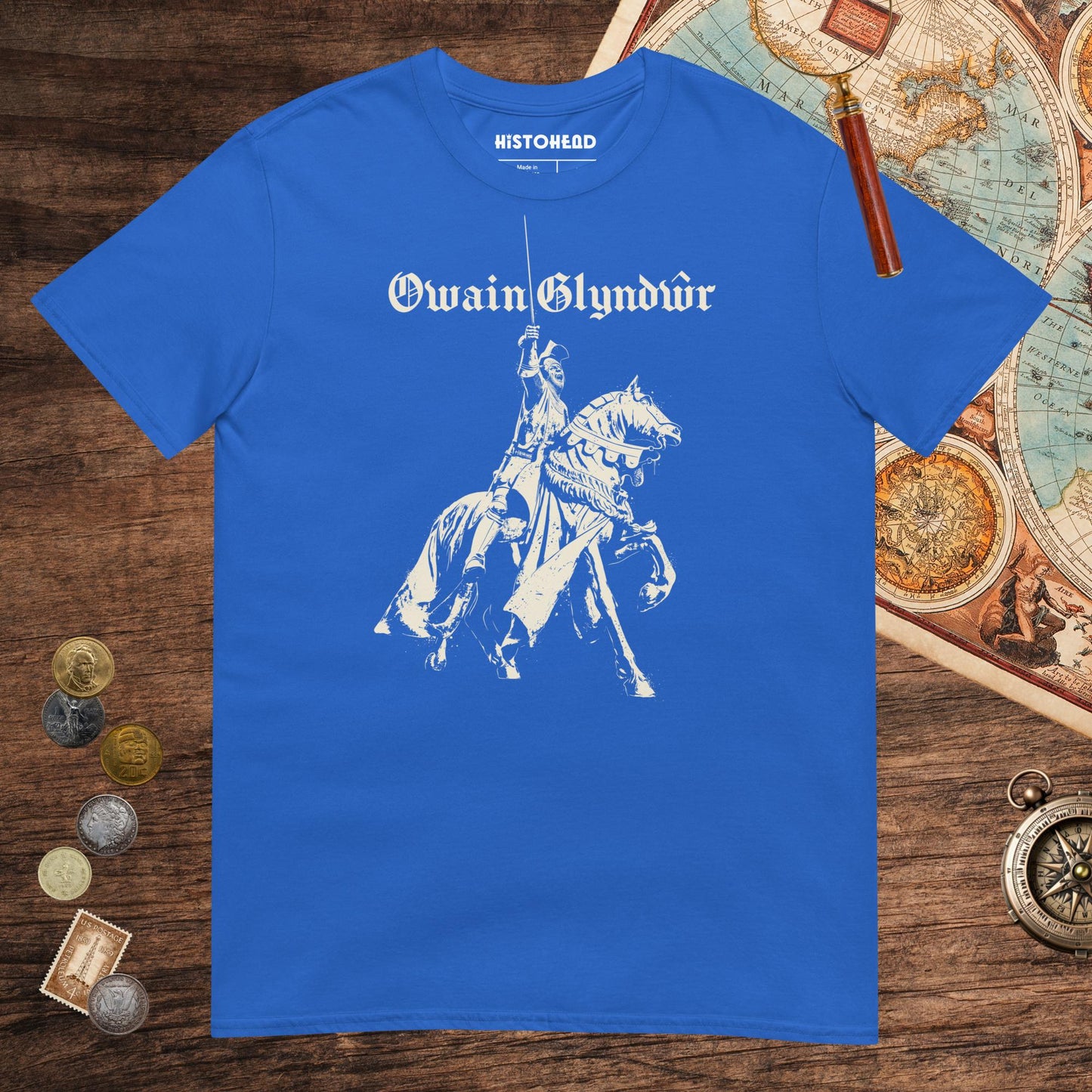 Royal Owain Glyndŵr Statue Tee - history buff gift by HistoHead