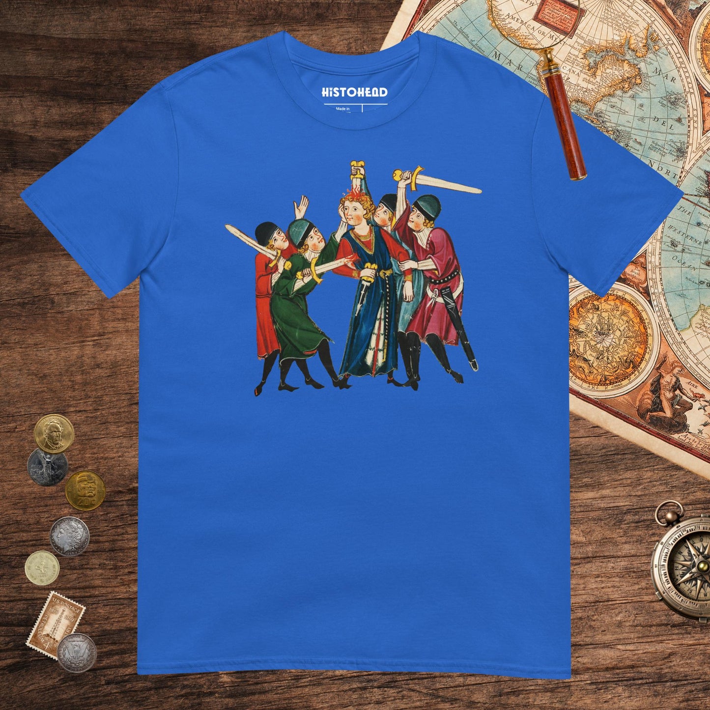 Royal Medieval Positivity Tee - history buff gift by HistoHead