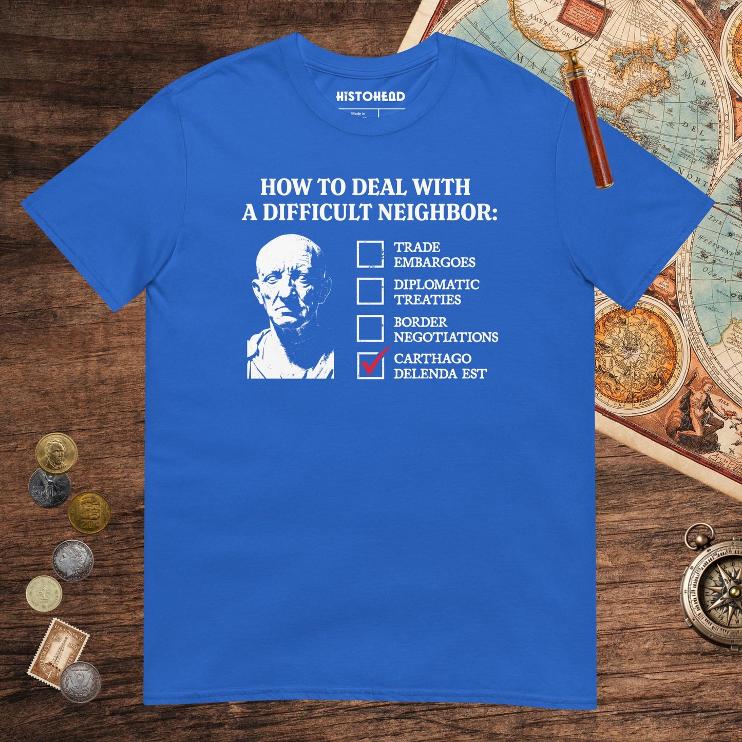 Royal Cato's Foreign Policy Tee - history buff gift by HistoHead
