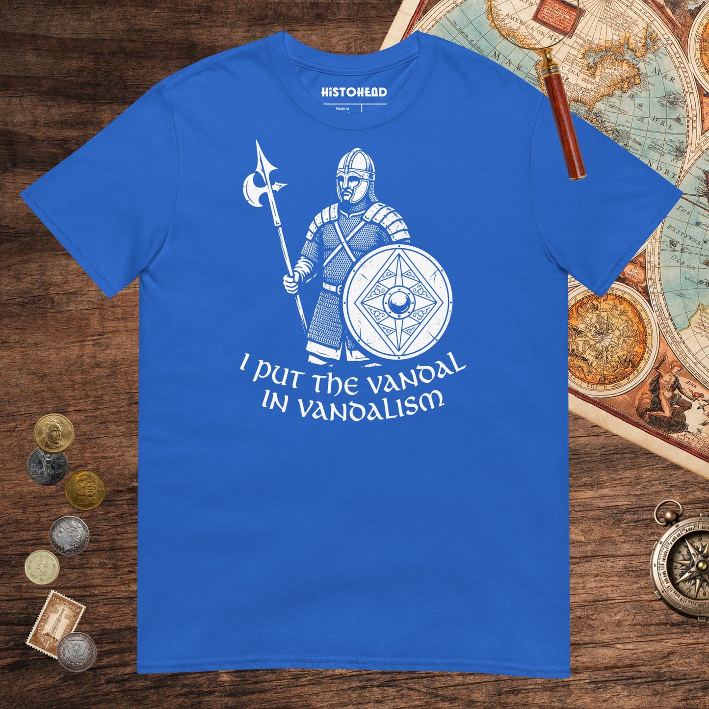 Royal Vandal in Vandalism Tee - history buff gift by HistoHead