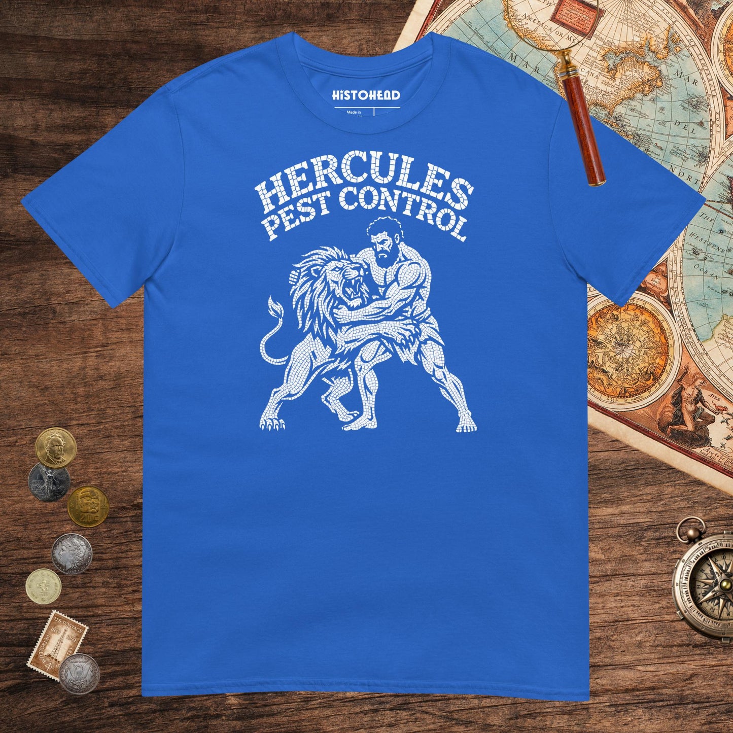 Royal Hercules Pest Control Tee - history buff gift by HistoHead