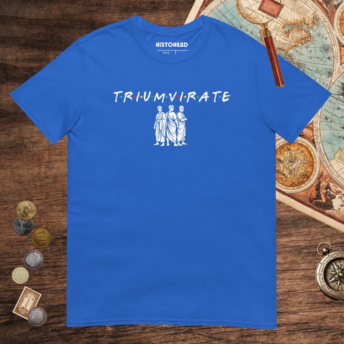 Royal First Triumvirate Tee - history buff gift by HistoHead