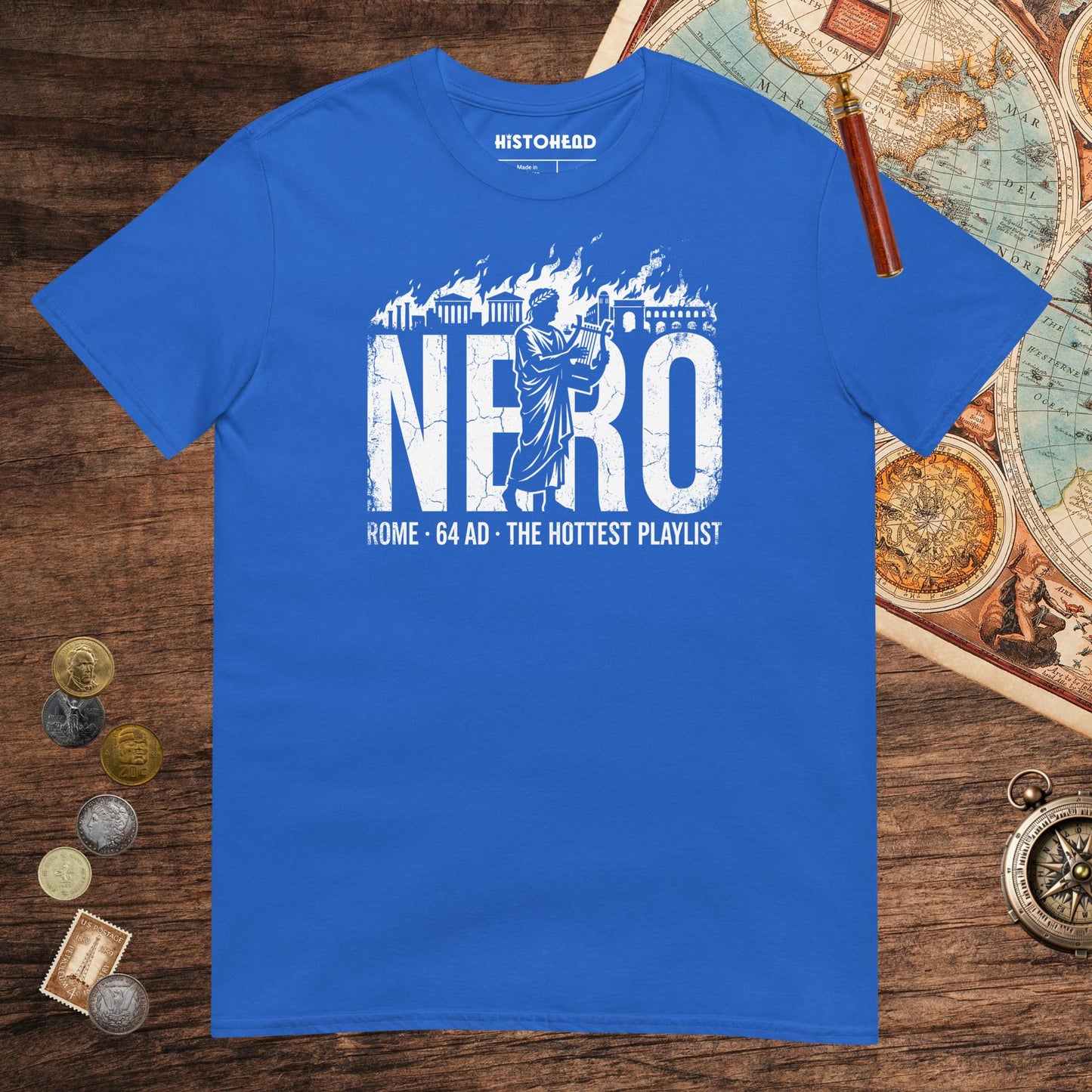 Royal Nero's Hottest Playlist Tee - history buff gift by HistoHead
