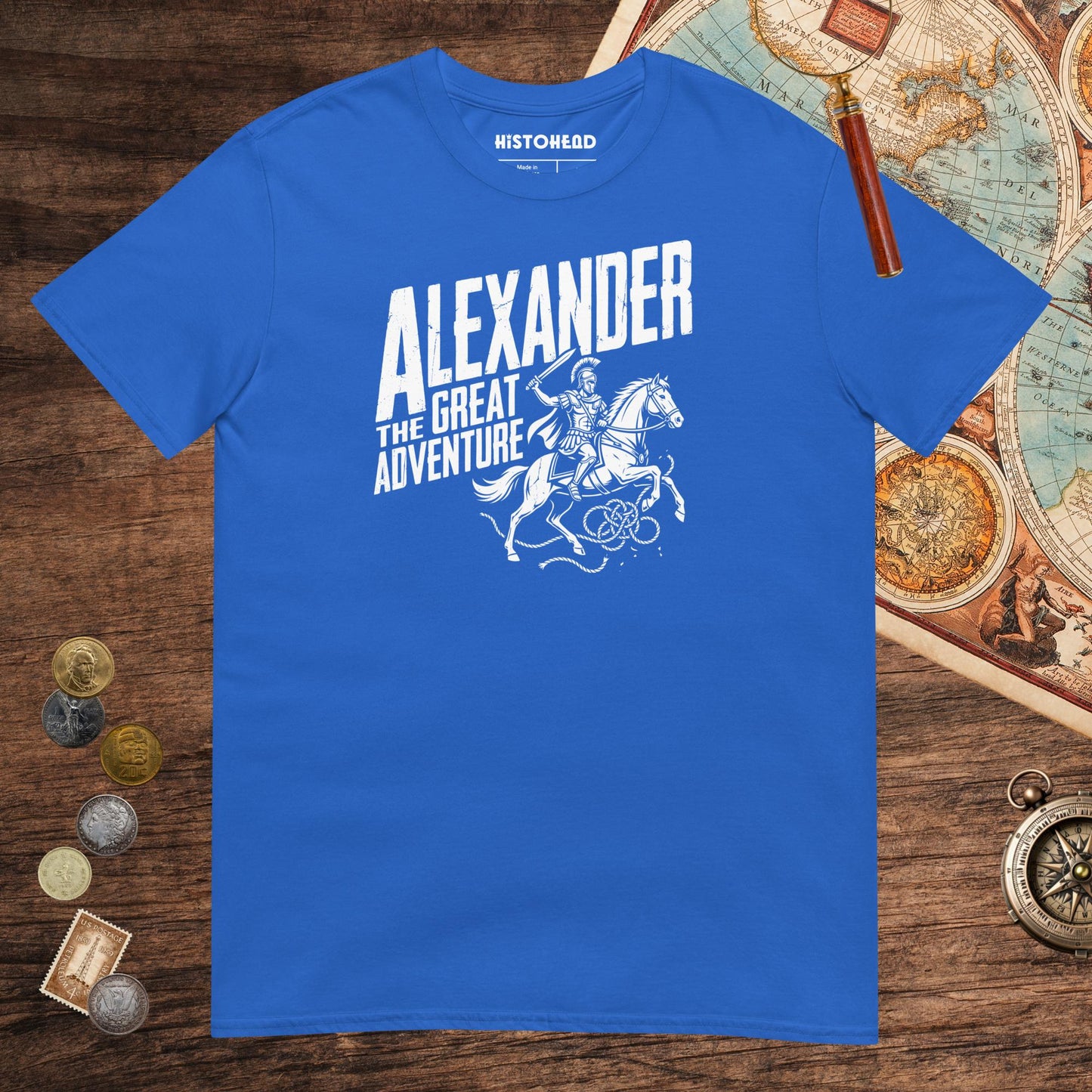 Royal Alexander the Great Adventure Tee - history buff gift by HistoHead