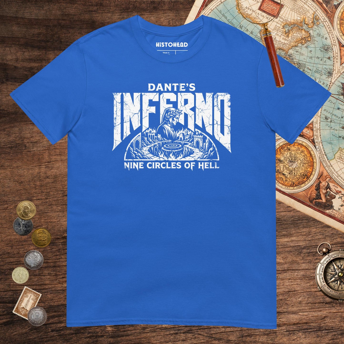 Royal Dante's Inferno Tee - history buff gift by HistoHead