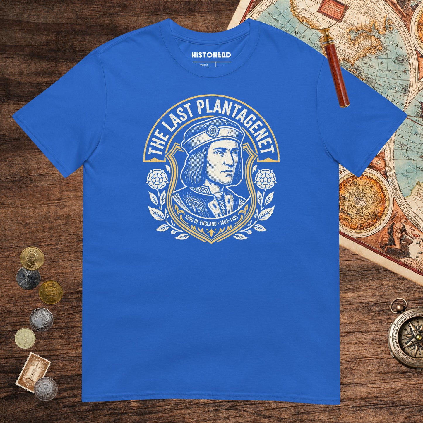 Royal Richard III The Last Plantagenet Tee - history buff gift by HistoHead