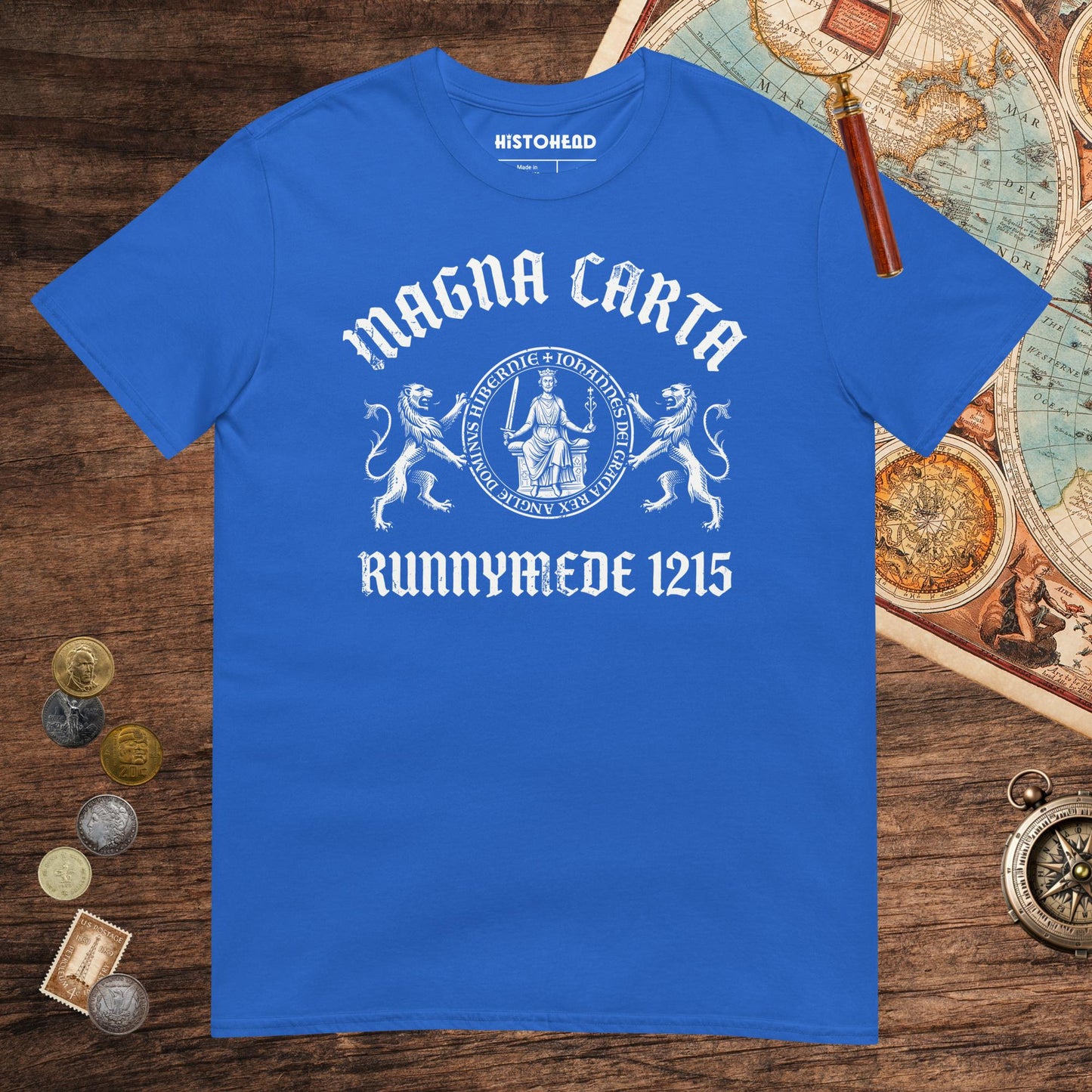 Royal Magna Carta King John Seal Tee - history buff gift by HistoHead