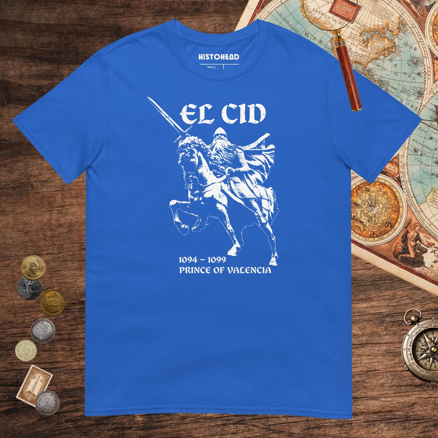 Royal El Cid Prince of Valencia Tee - history buff gift by HistoHead