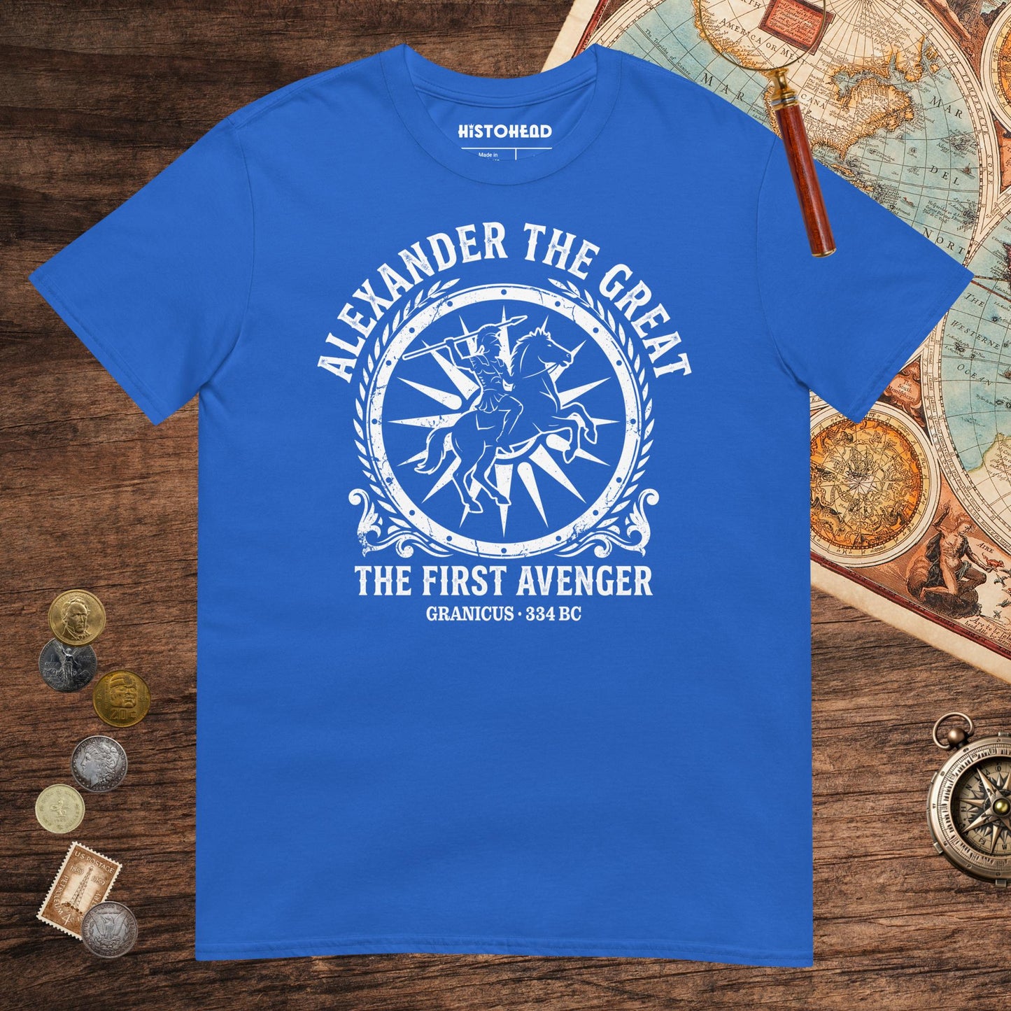 Royal Alexander the Great First Avenger Tee - history buff gift by HistoHead