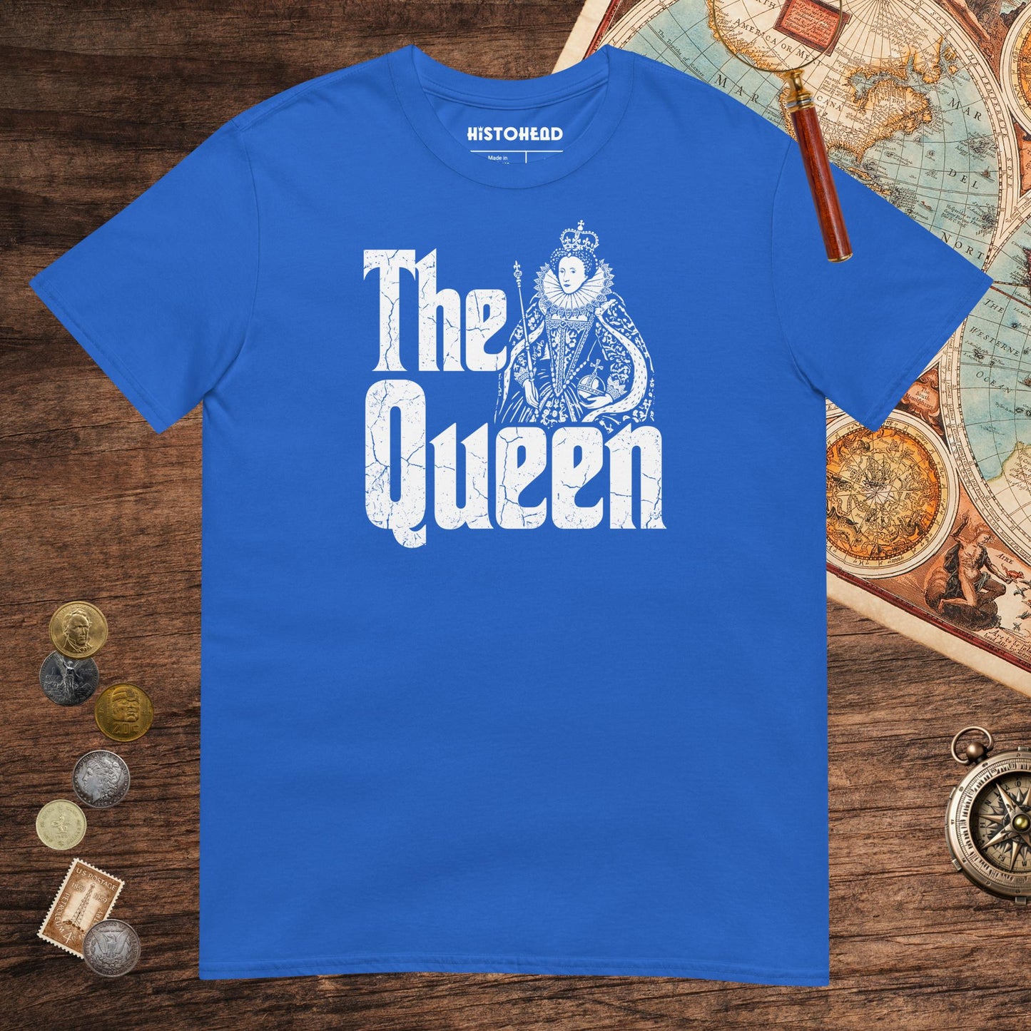 Royal Queen Elizabeth I Tee - history buff gift by HistoHead