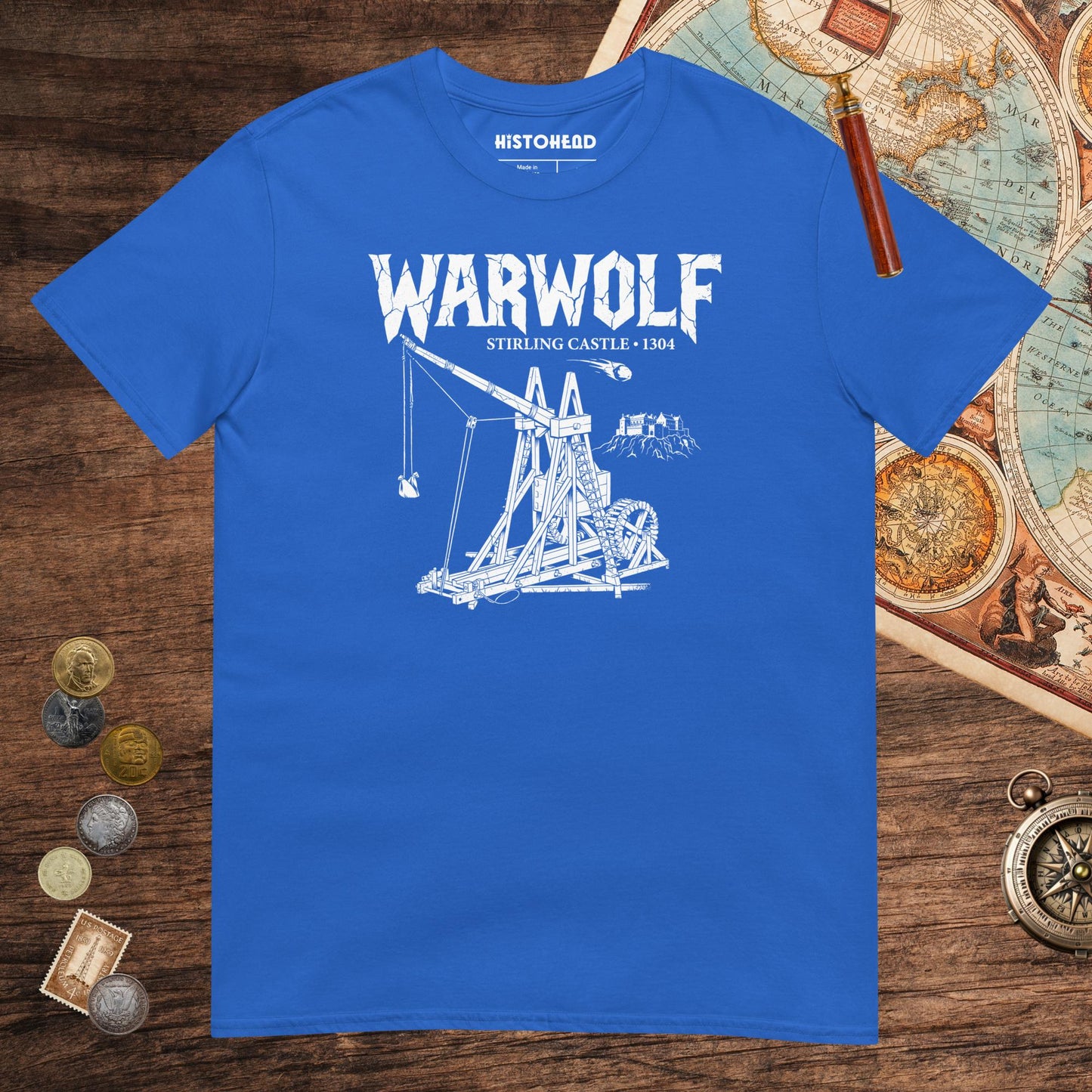 Royal Warwolf Trebuchet Tee - history buff gift by HistoHead